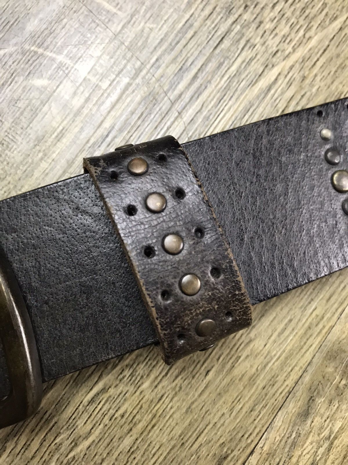 Japanese Brand × Leather STUDDED LEATHER WAIST BELT STEAMPUNK Size ONE SIZE - 12 Thumbnail