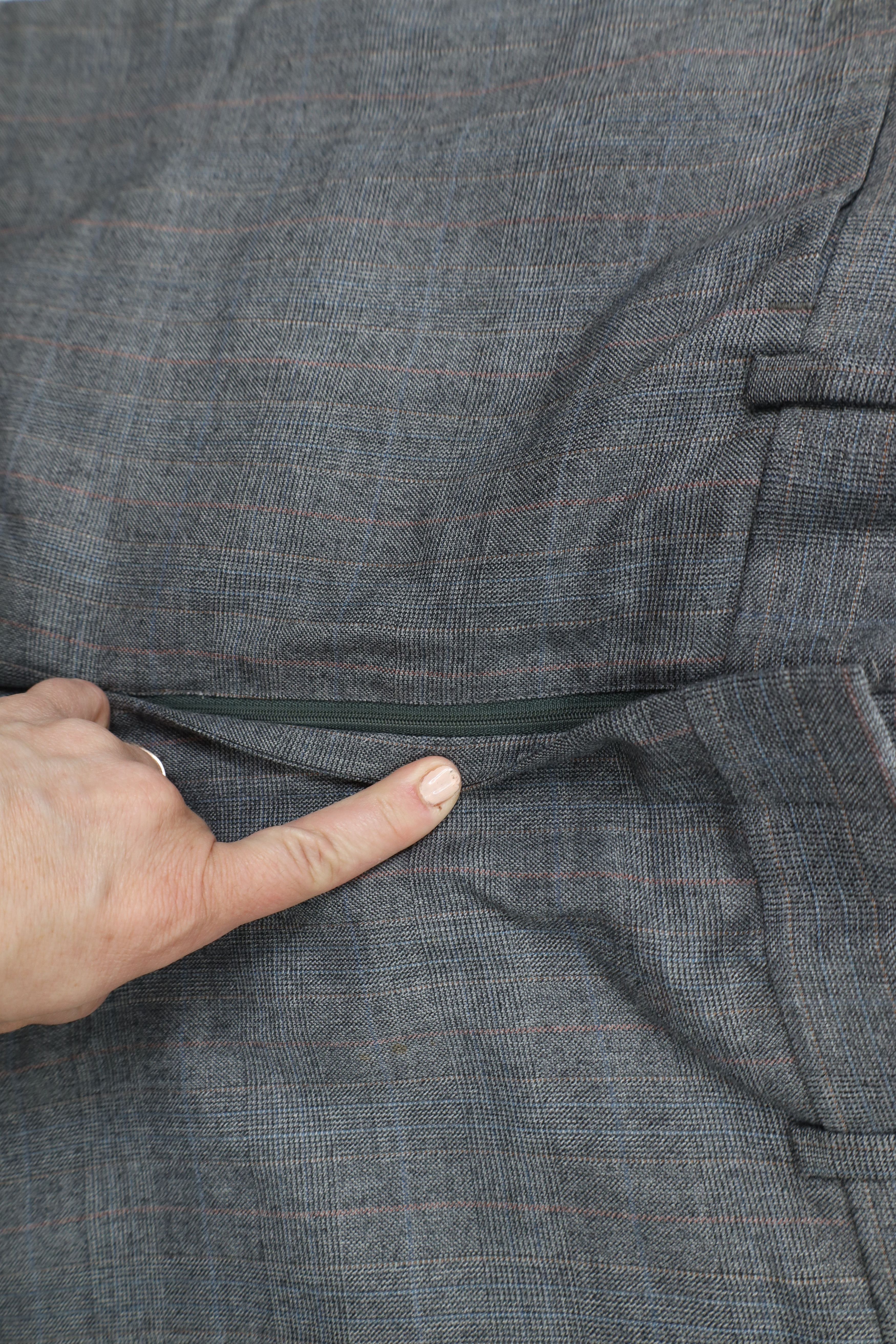 Vintage Vintage 70s Streetwear Wool Blend Wide Leg Chino Pants USA Size US 32 / EU 48 - 8 Thumbnail