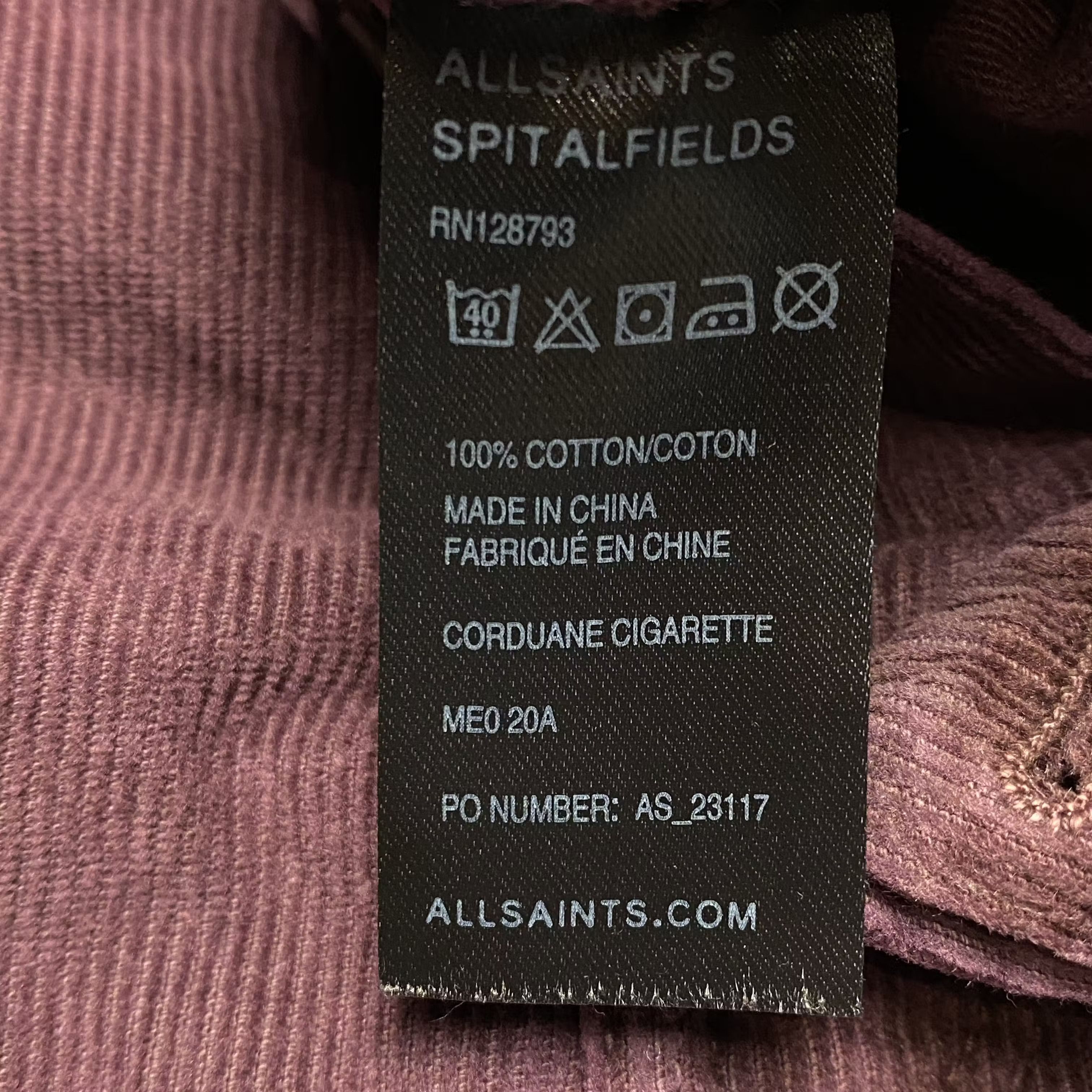 Allsaints Mens Pants Jeans Allsaints Size 32 Jacks Place Size US 32 / EU 48 - 7 Thumbnail