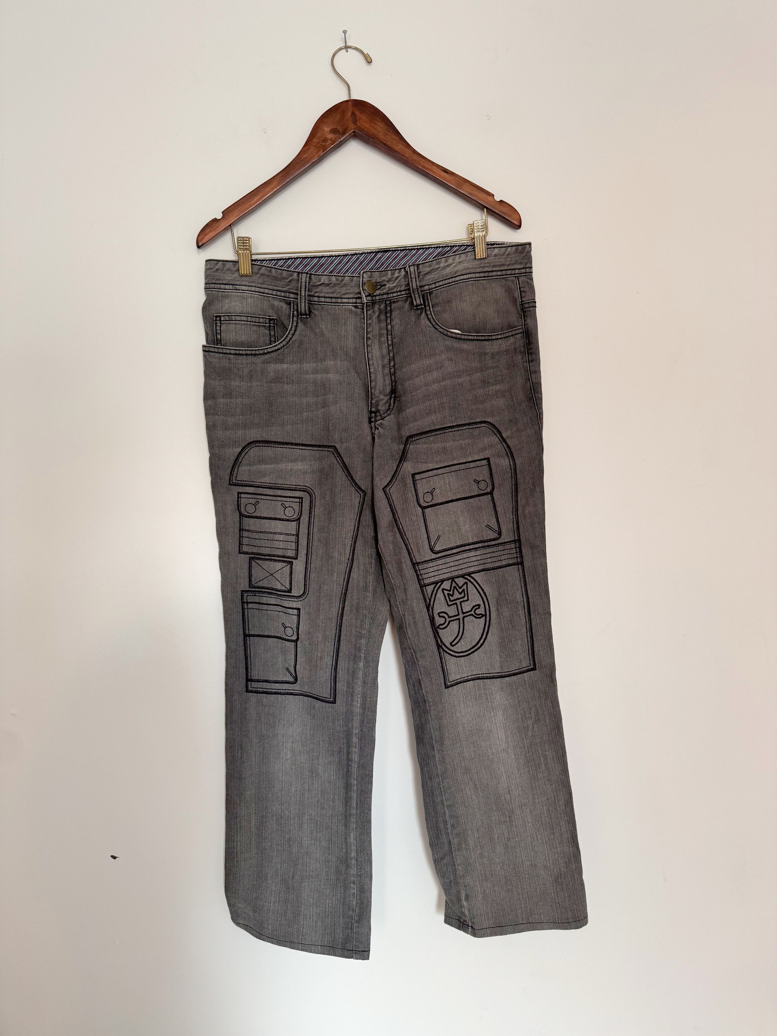 Jean Charles De Castelbajac JC De Castelbajac Trompe L'Oeil Denim Size US 32 / EU 48 - 1 Thumbnail