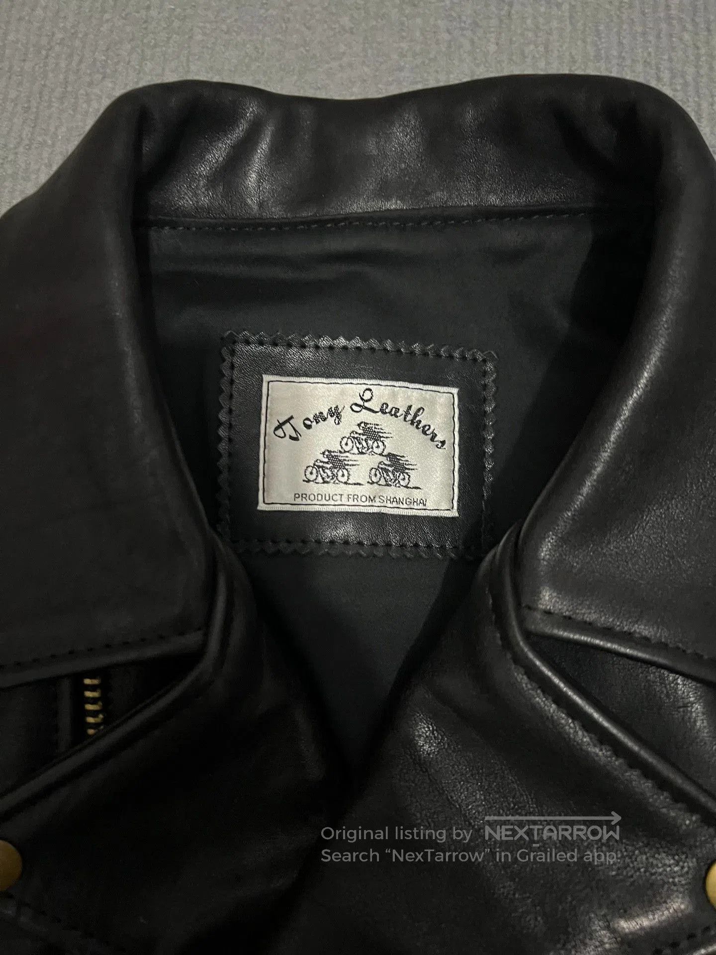 Freewheelers Custom Cowhide Leather Biker Jacket. Size US L / EU 52-54 / 3 - 3 Thumbnail