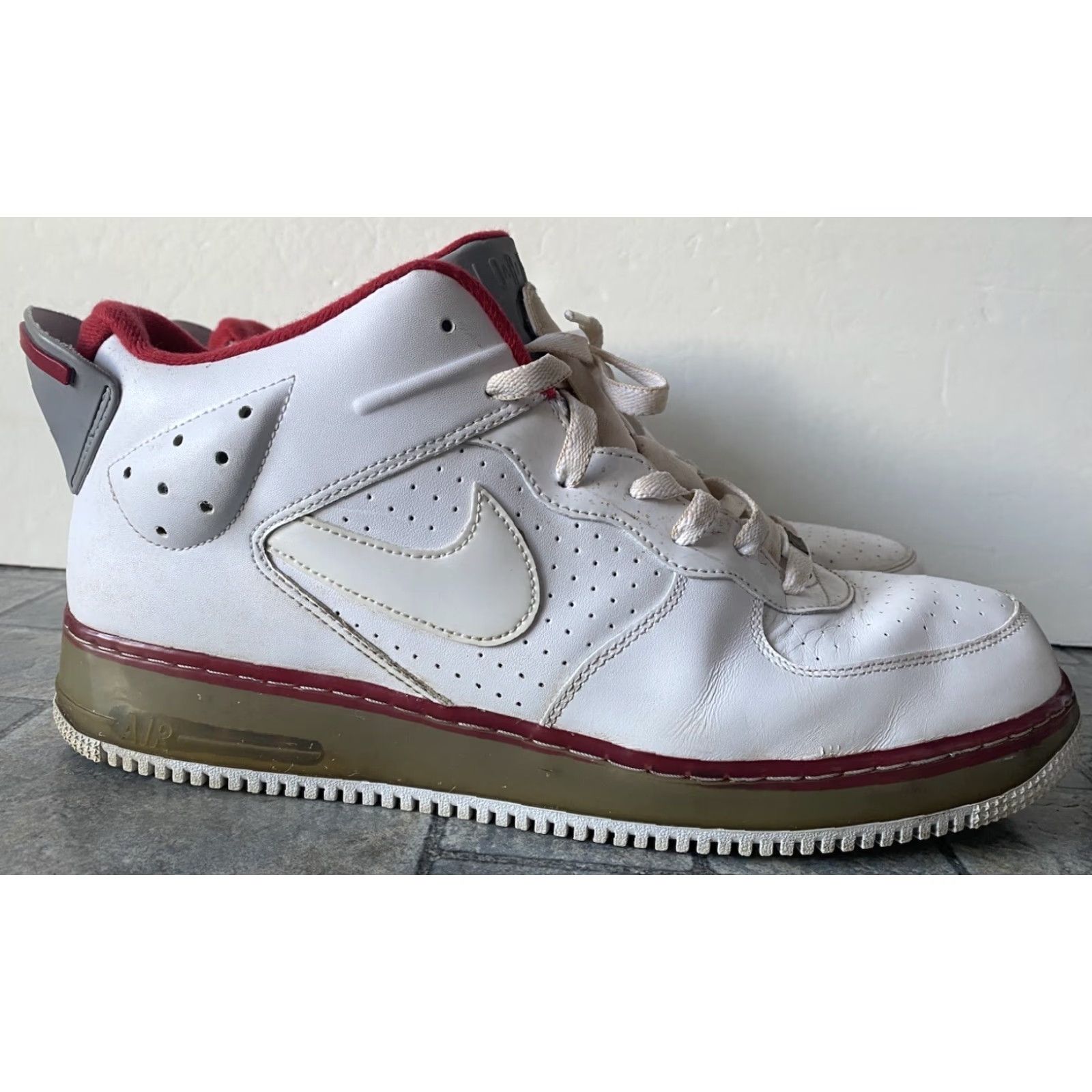 Nike Nike Air Jordan Fusion Sneaker Men 15 White Red Gray 2009 343095161 Size US 15 / EU 48 - 7 Thumbnail