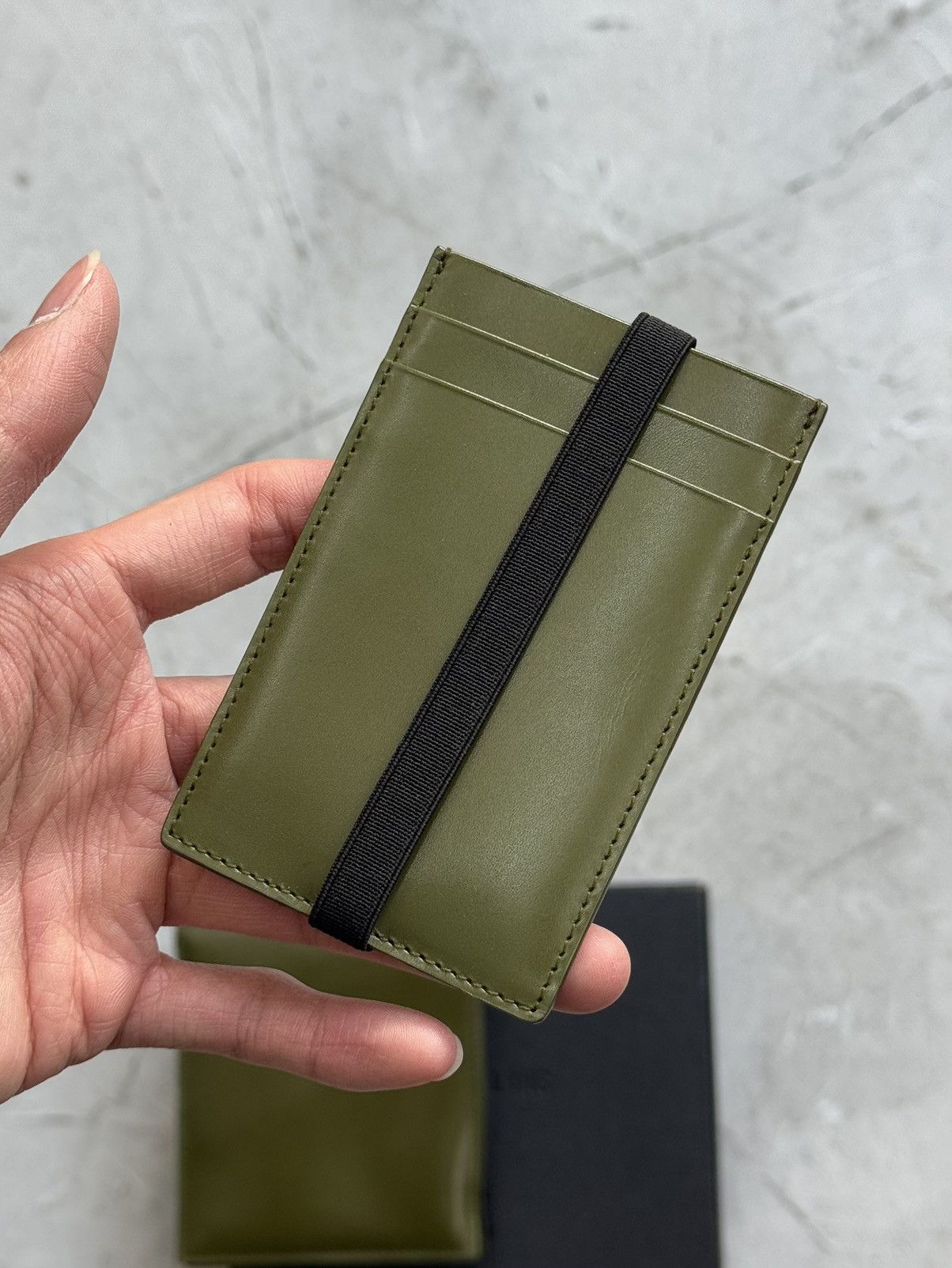 Helmut Lang ELASTIC BAND WALLET + CARD HOLDER Size ONE SIZE - 11 Thumbnail