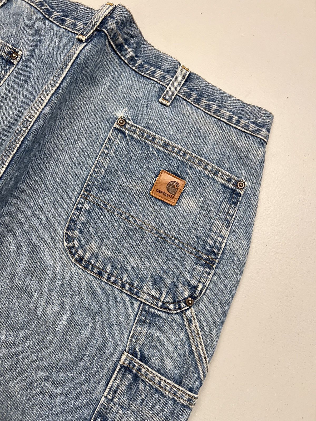Carhartt vintage Carhartt b73 dst double knee denim Size US 40 / EU 56 - 11 Thumbnail