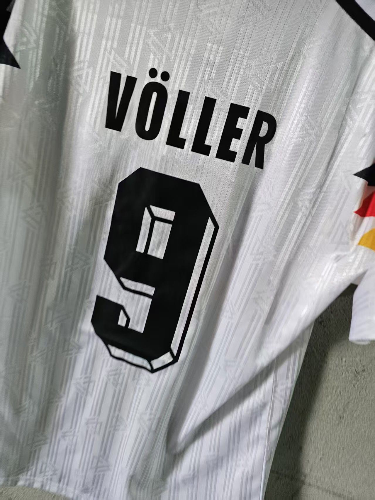 Other 1990 Germany #9 Rudi Völler Jersey Home Size US XL / EU 56 / 4 - 3 Thumbnail