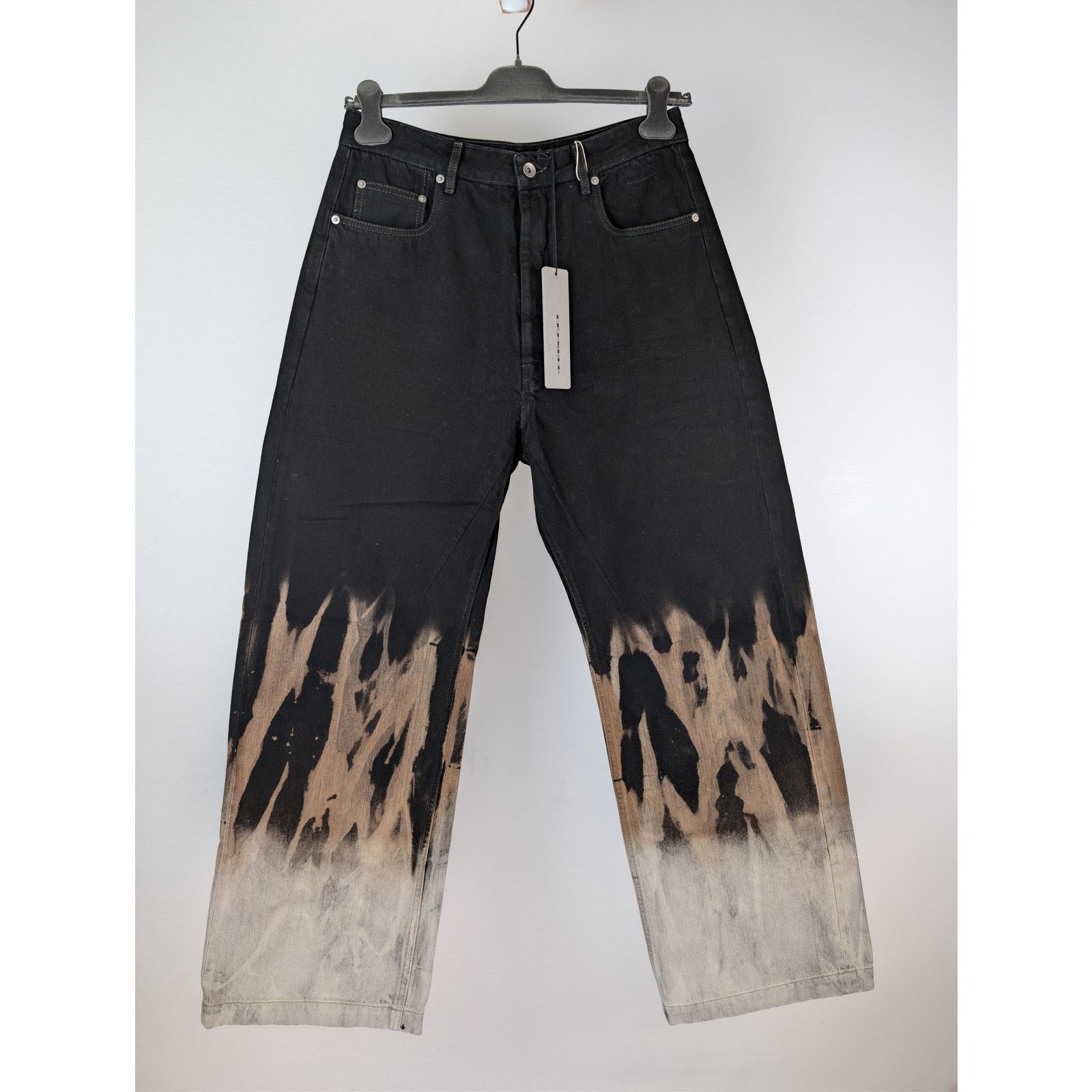 Rick Owens Drkshdw o1rshd1 Geth Jeans in Black/Terra Size US 31 - 2 Thumbnail