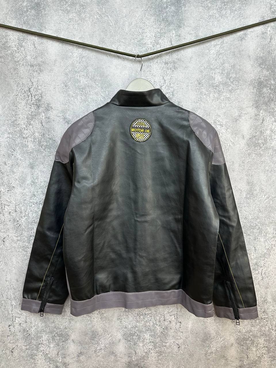 No Fear No Fear Racing Faux Leather Jacket Moto Biker Patches Zip Size US S / EU 44-46 / 1 - 2 Thumbnail