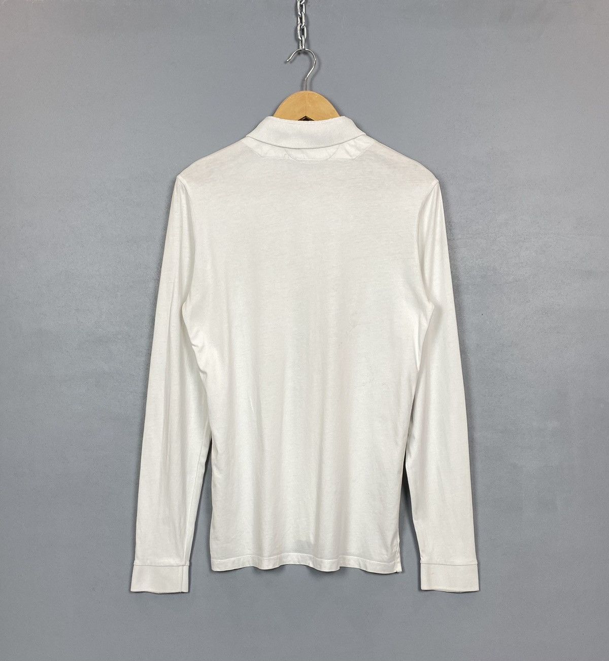 Allsaints Allsaints Bramford LS Polo Shirt Long Sleeve Size S White Size US S / EU 44-46 / 1 - 10 Thumbnail