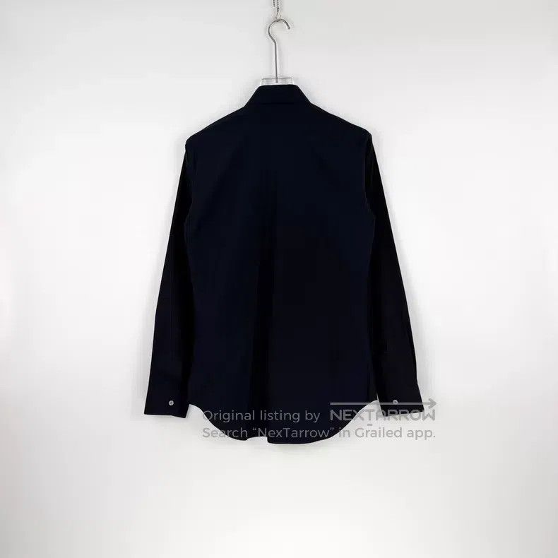 Dior Dior Size 38 Dark blue embroidered badge shirt Size US XXS / EU 40 - 4 Thumbnail