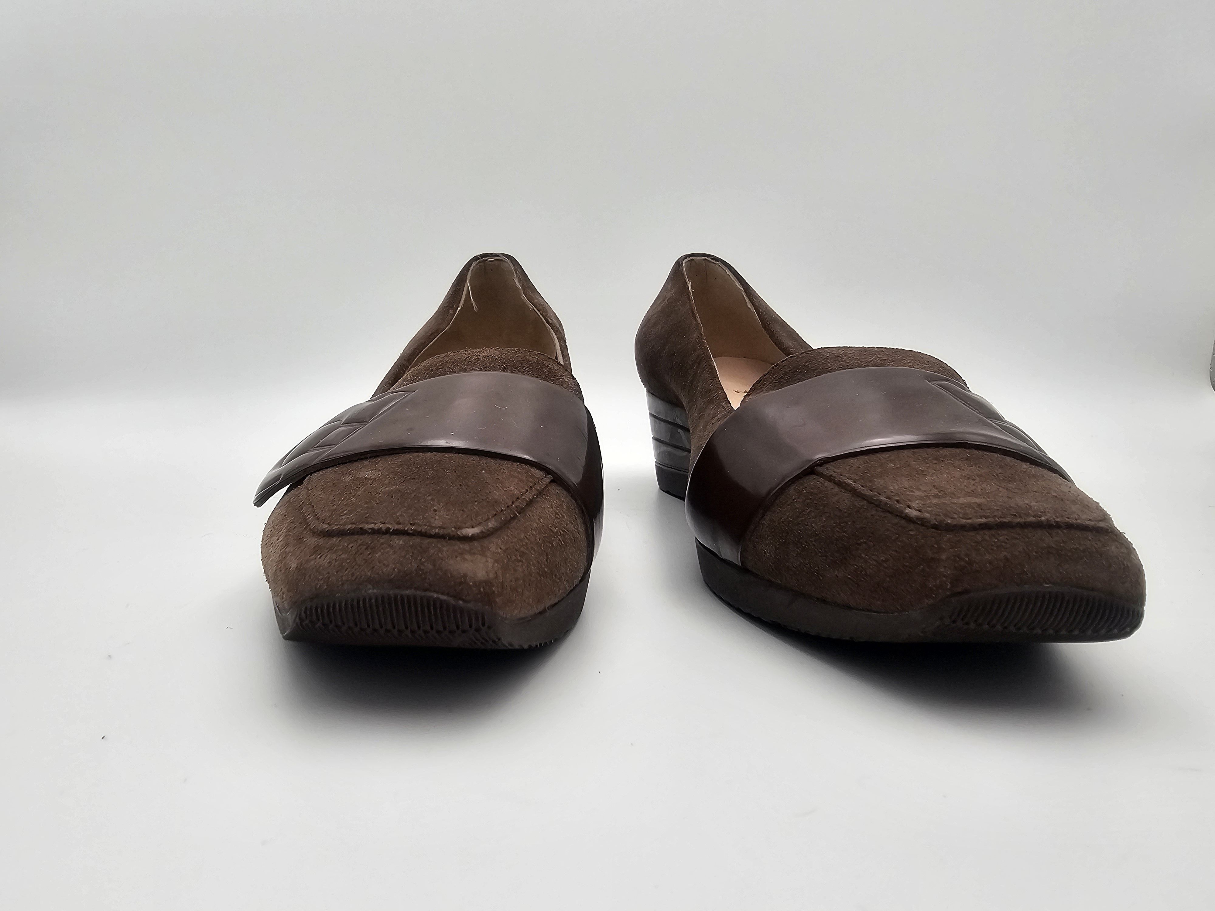 Salvatore Ferragamo Salvatore Ferragamo Brown Suede Ballet Flats US 8.5 IT 39 Size US 8.5 / IT 38.5 - 3 Thumbnail