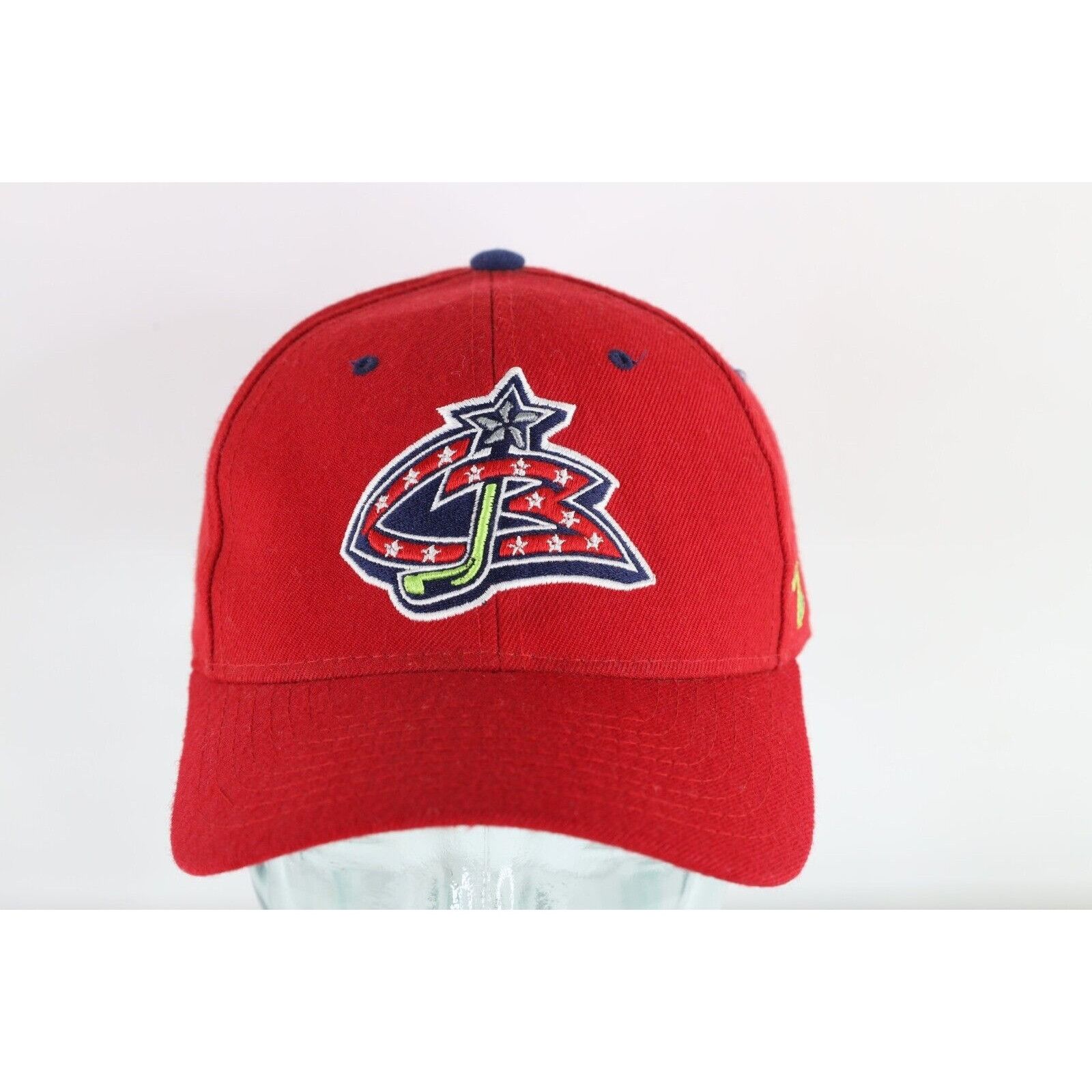 Vintage Vintage Y2K Columbus Blue Jackets Hockey Fitted Hat Size ONE SIZE - 1 Thumbnail