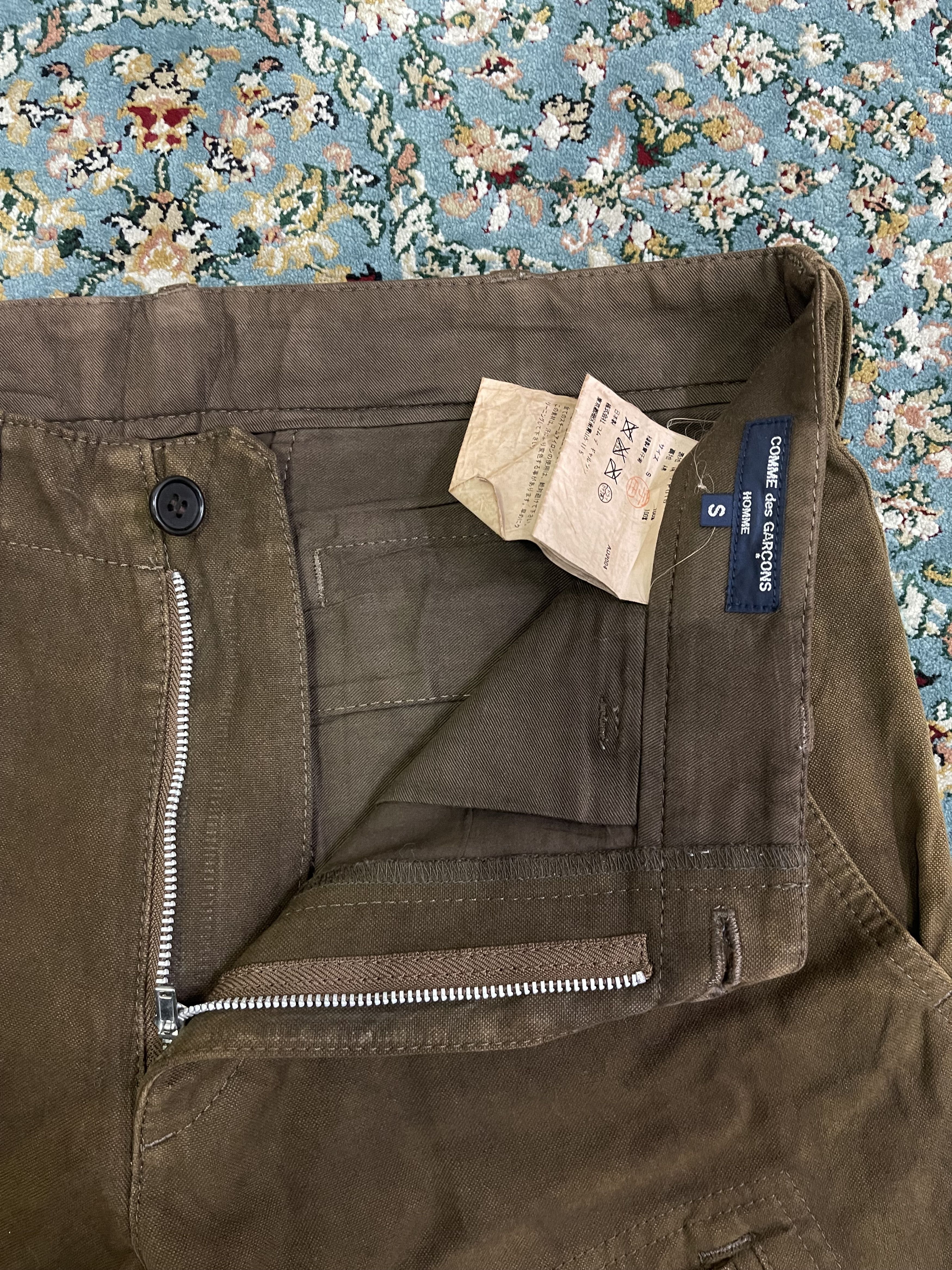 Comme des Garcons Homme Comme des Garcons Duck Canvas Cargo Trouser Size US 32 / EU 48 - 6 Thumbnail