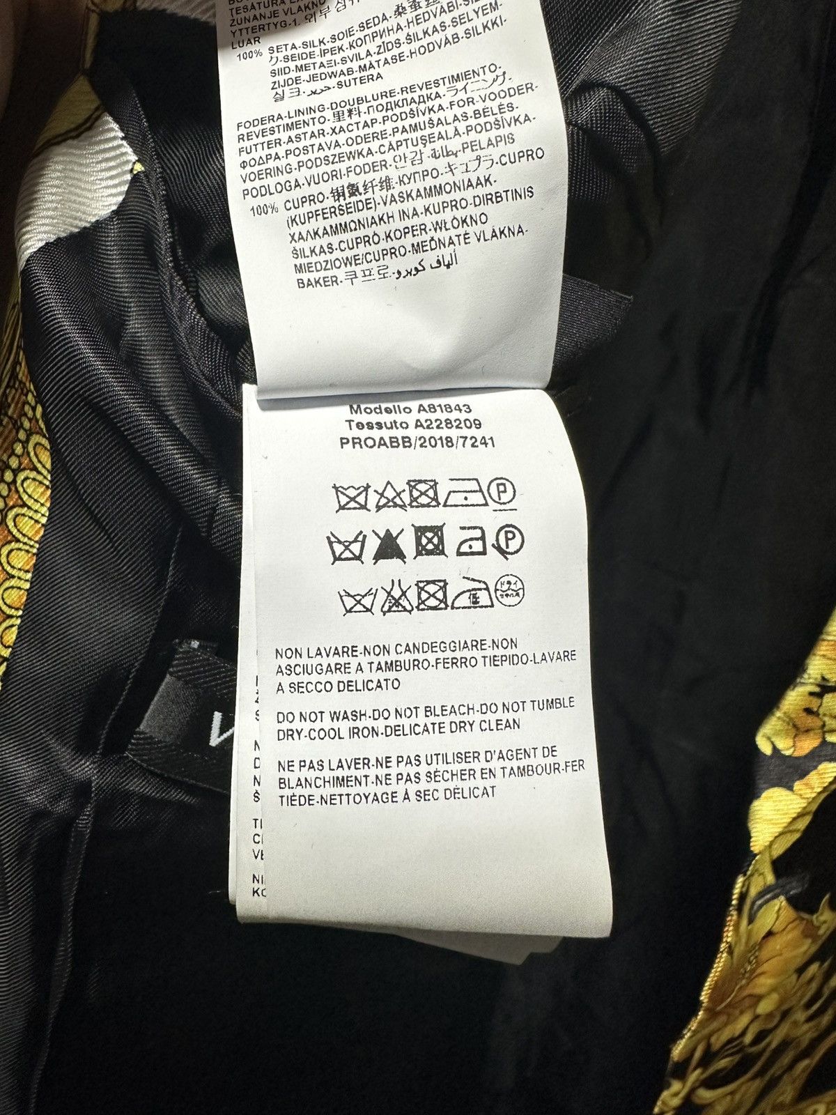 Versace Versace barocco print blazer Size 54L - 10 Thumbnail