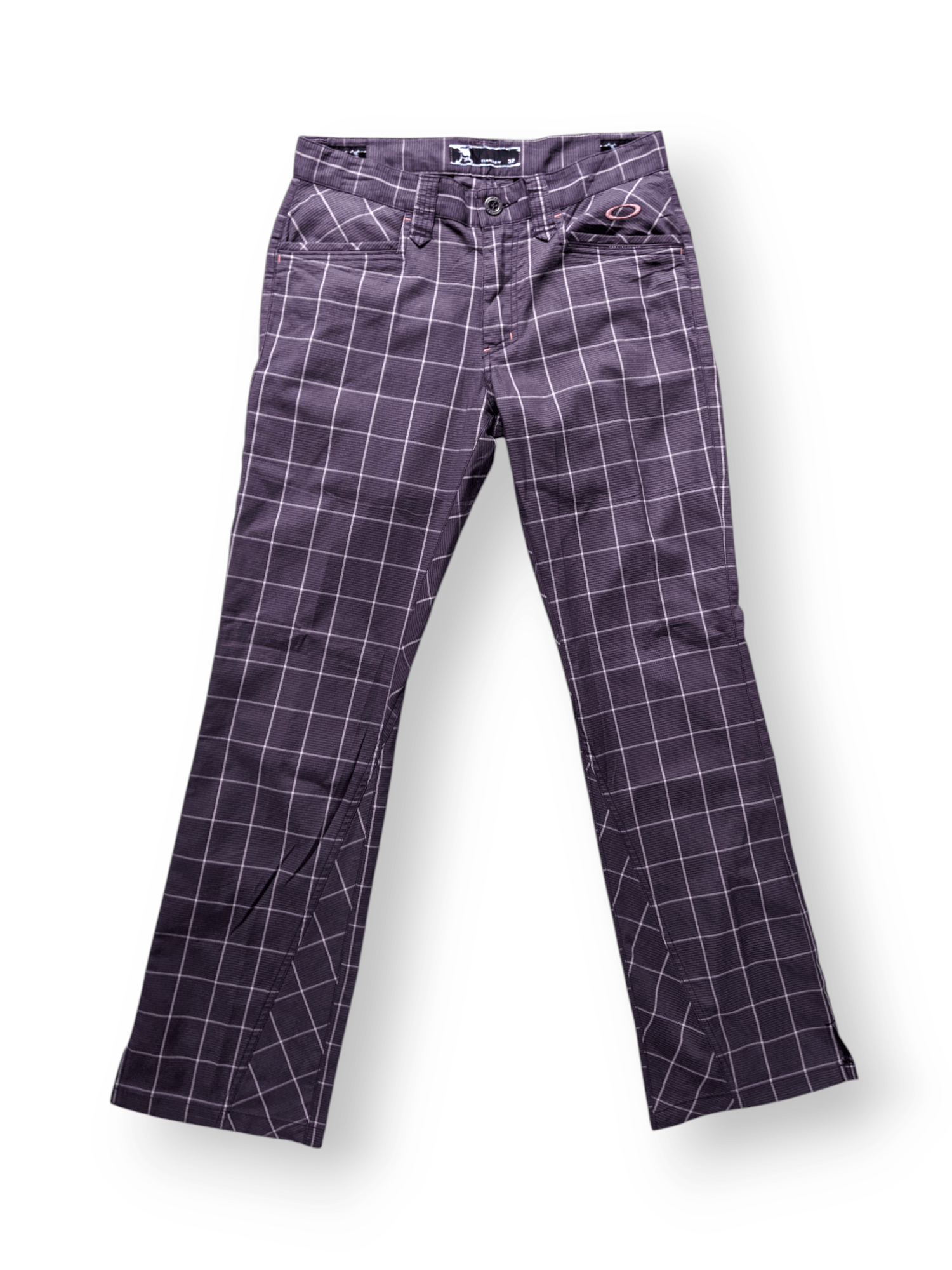 Oakley Oakley Embroidery Skull Plaid Tartan Active Pants Size US 32 / EU 48 - 1 Thumbnail
