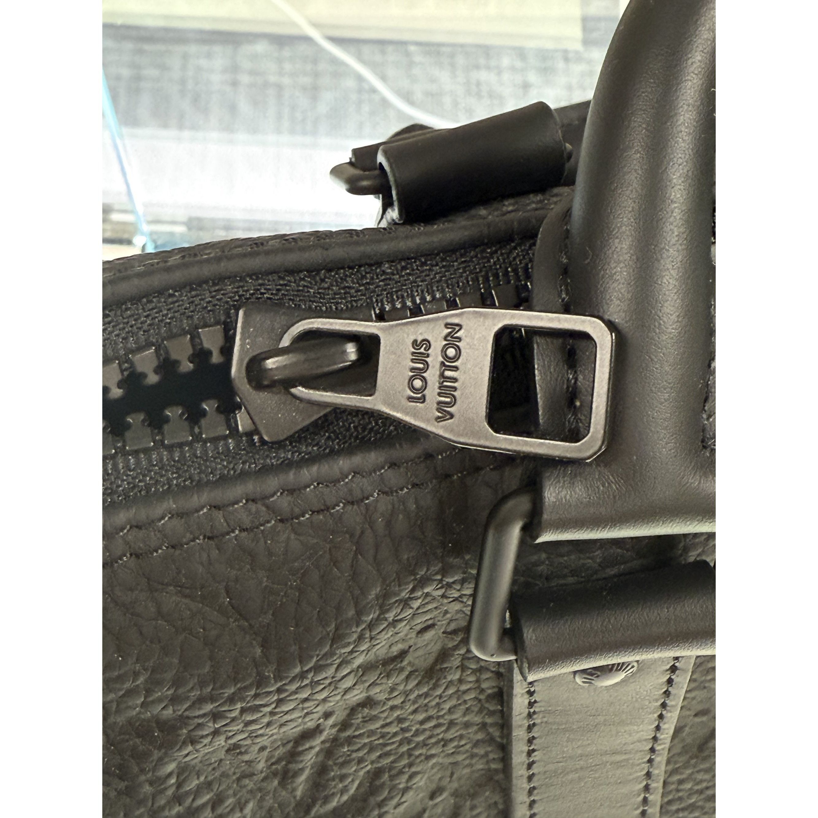 Louis Vuitton Louis Vuitton Black Monogram Embossed Leather Mini Duffel Ba Size ONE SIZE - 10 Thumbnail