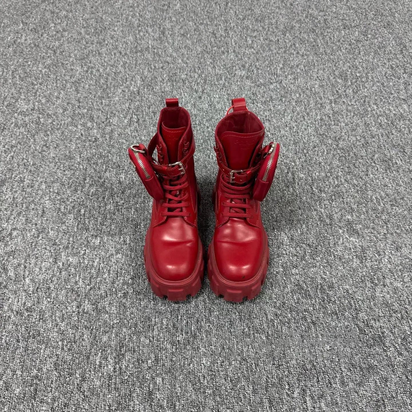 Prada Prada Delta Symbol; Tactical Kit; Thick-soled Martin Boots Size US 6.5 / IT 36.5 - 2 Thumbnail
