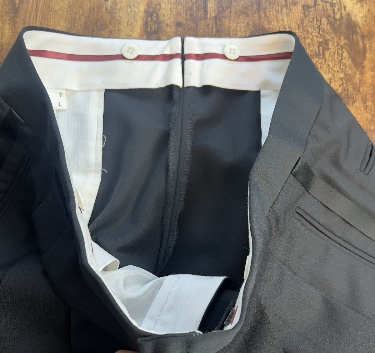 Canali Canali Black Double-Breasted Tuxedo Suit Size 42L - 8 Thumbnail