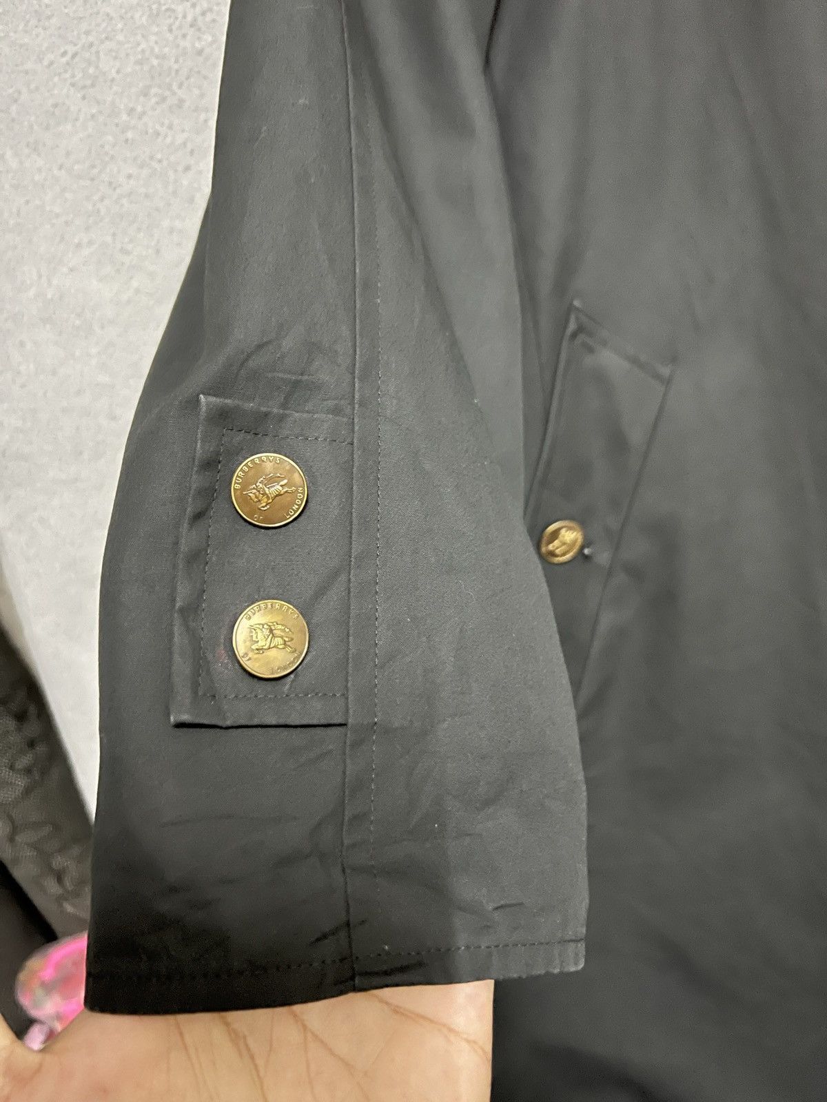 Burberry 544. Vintage Burberrys Trench Coat Iconic Button Size ONE SIZE - 6 Thumbnail