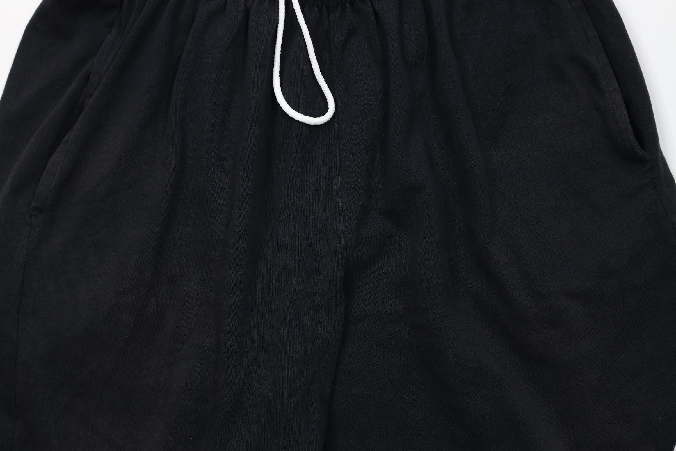 Champion Vintage 90s Champion Heavyweight Above Knee Shorts Black Size US 36 / EU 52 - 3 Thumbnail