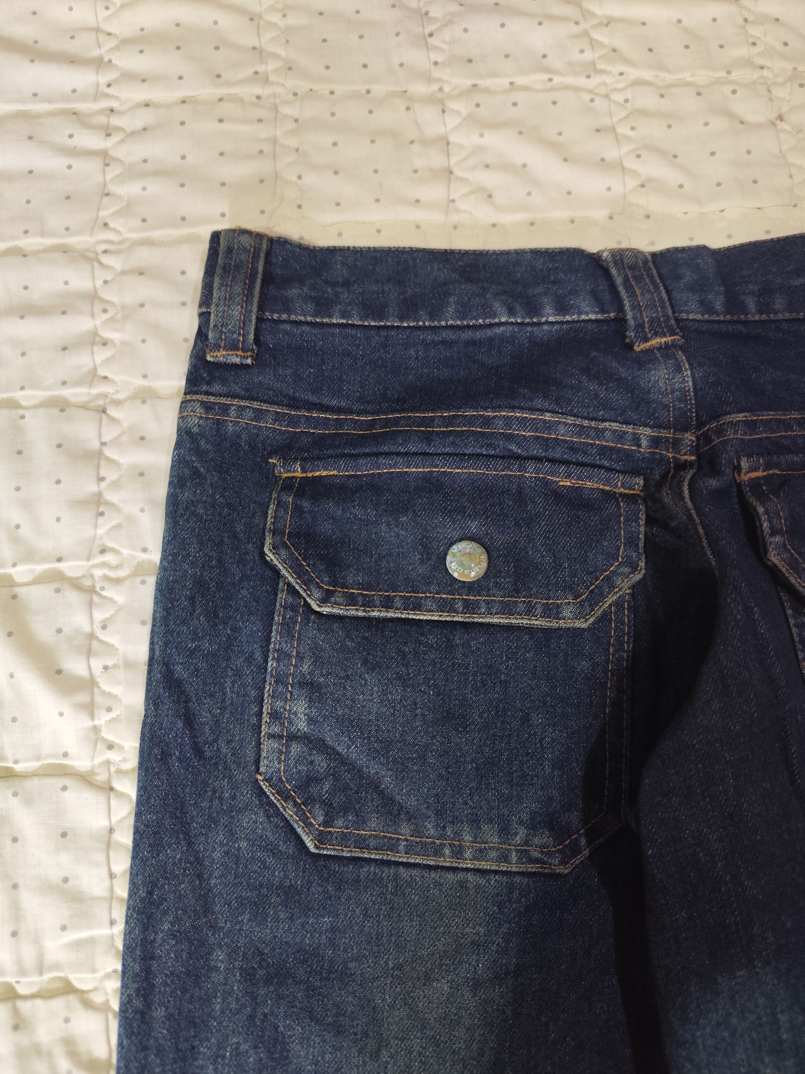 Japanese Brand Vintage Romantic Mocha Flare Bushpant Denim J019 Size 28" / US 6 / IT 42 - 12 Thumbnail