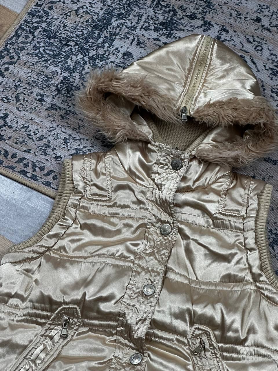 Japanese Brand Japanese Style Puffer Fur Vest Y2K Indie Sleaze Size M / US 6-8 / IT 42-44 - 4 Thumbnail
