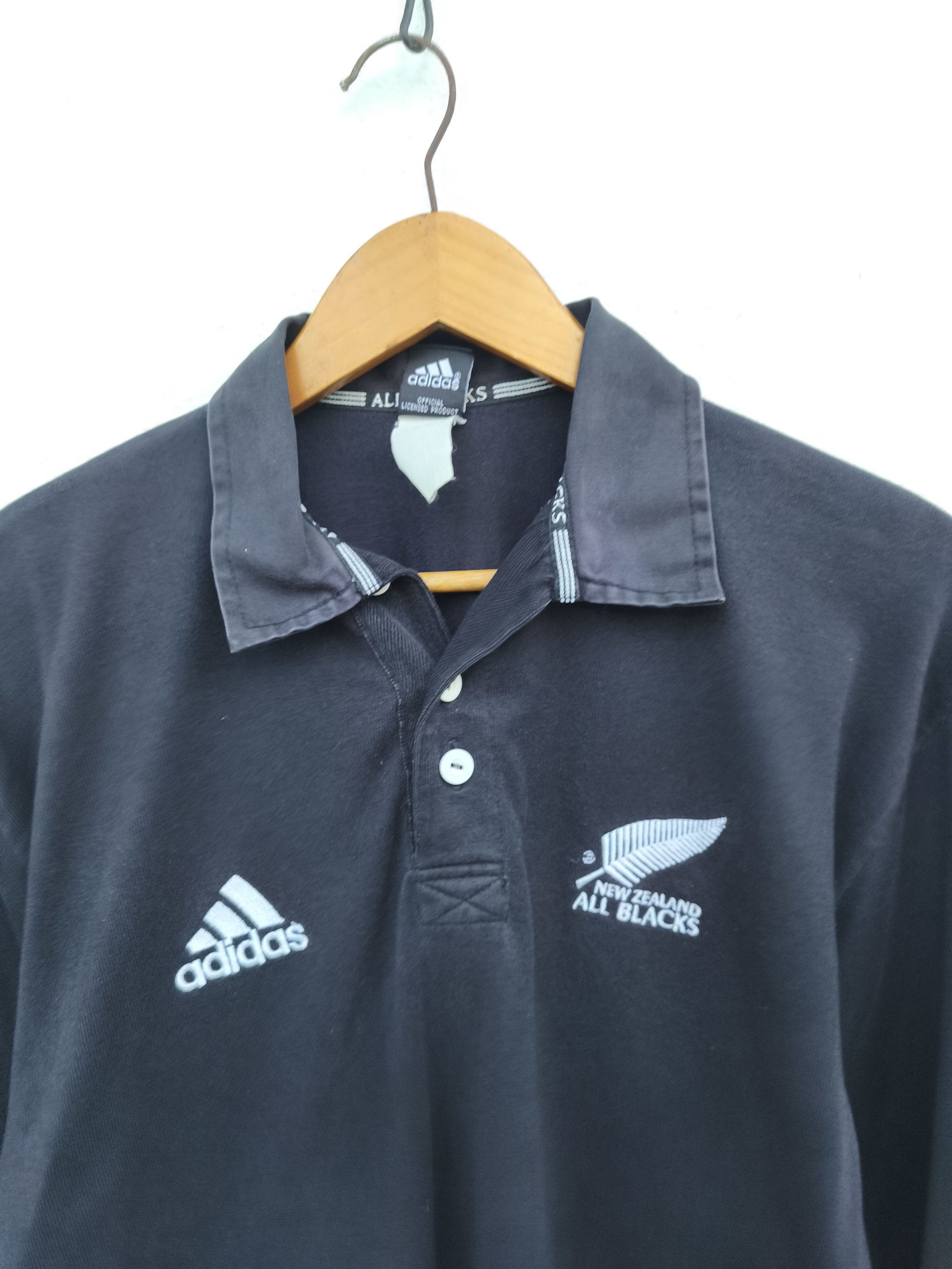 All Blacks Adidas X All Blacks Polo Rugby shirt Size US L / EU 52-54 / 3 - 1 Thumbnail
