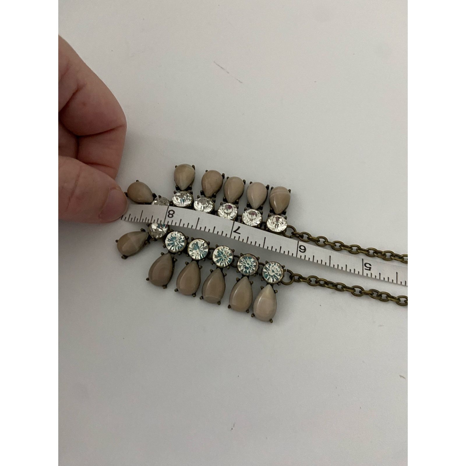 Loft Loft rhinestone bib necklace Size ONE SIZE - 4 Thumbnail