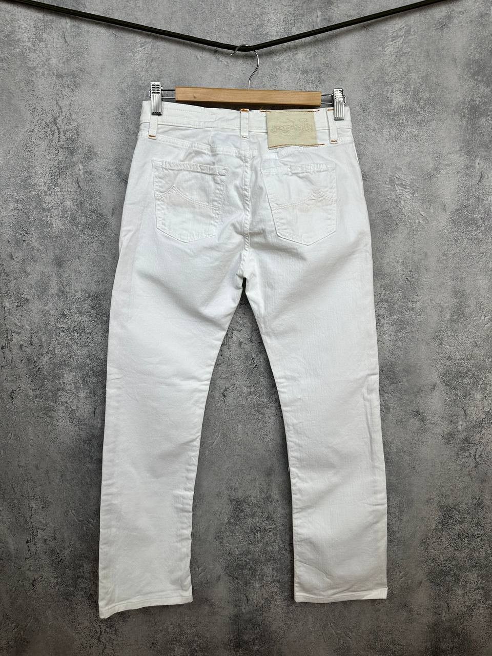 Jacob Cohen Jacob Cohen Luxury White Skinny Pants Stretch Denim Jeans Size 28" / US 6 / IT 42 - 2 Thumbnail