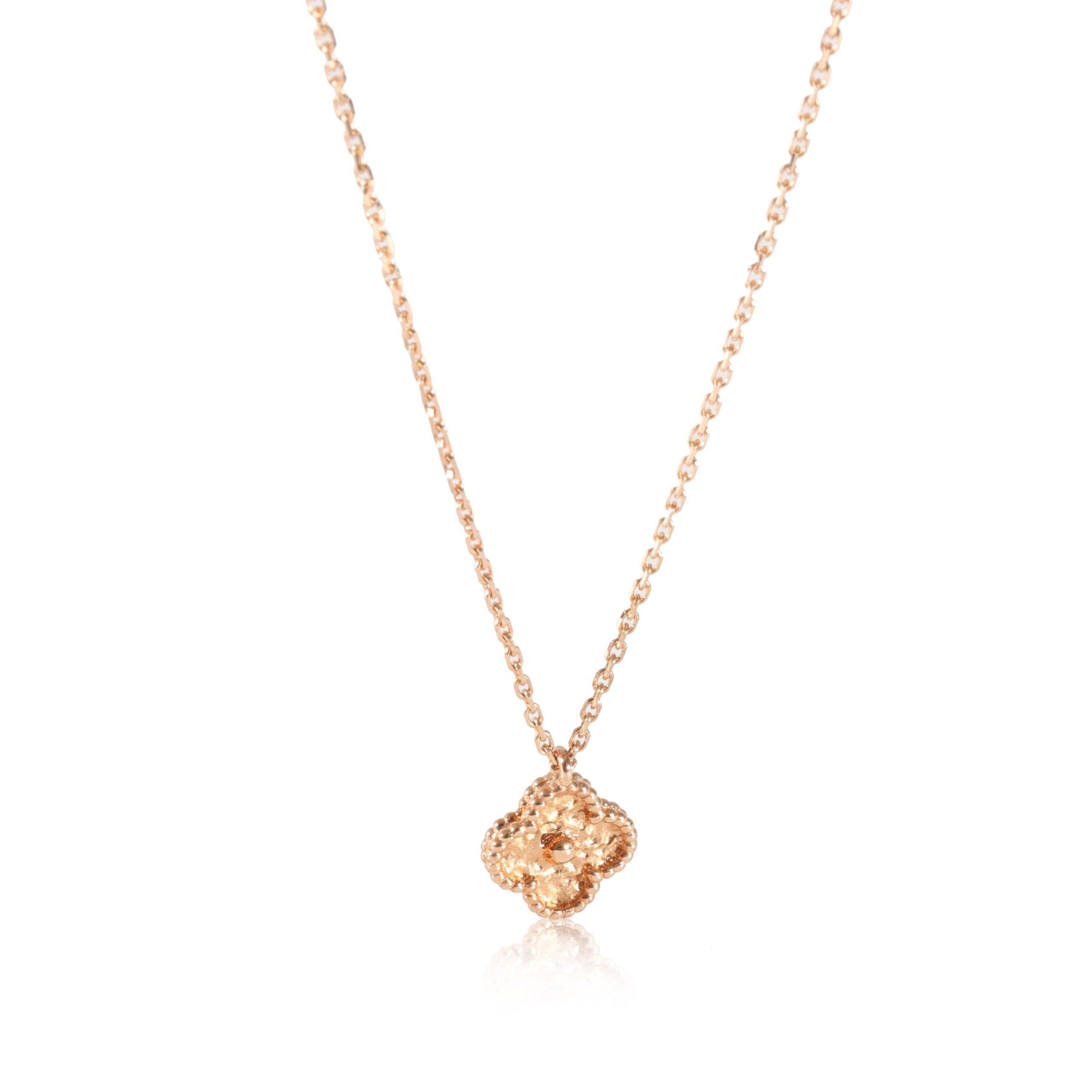 Van Cleef & Arpels Sweet Alhambra Pendant in 18k Rose Gold