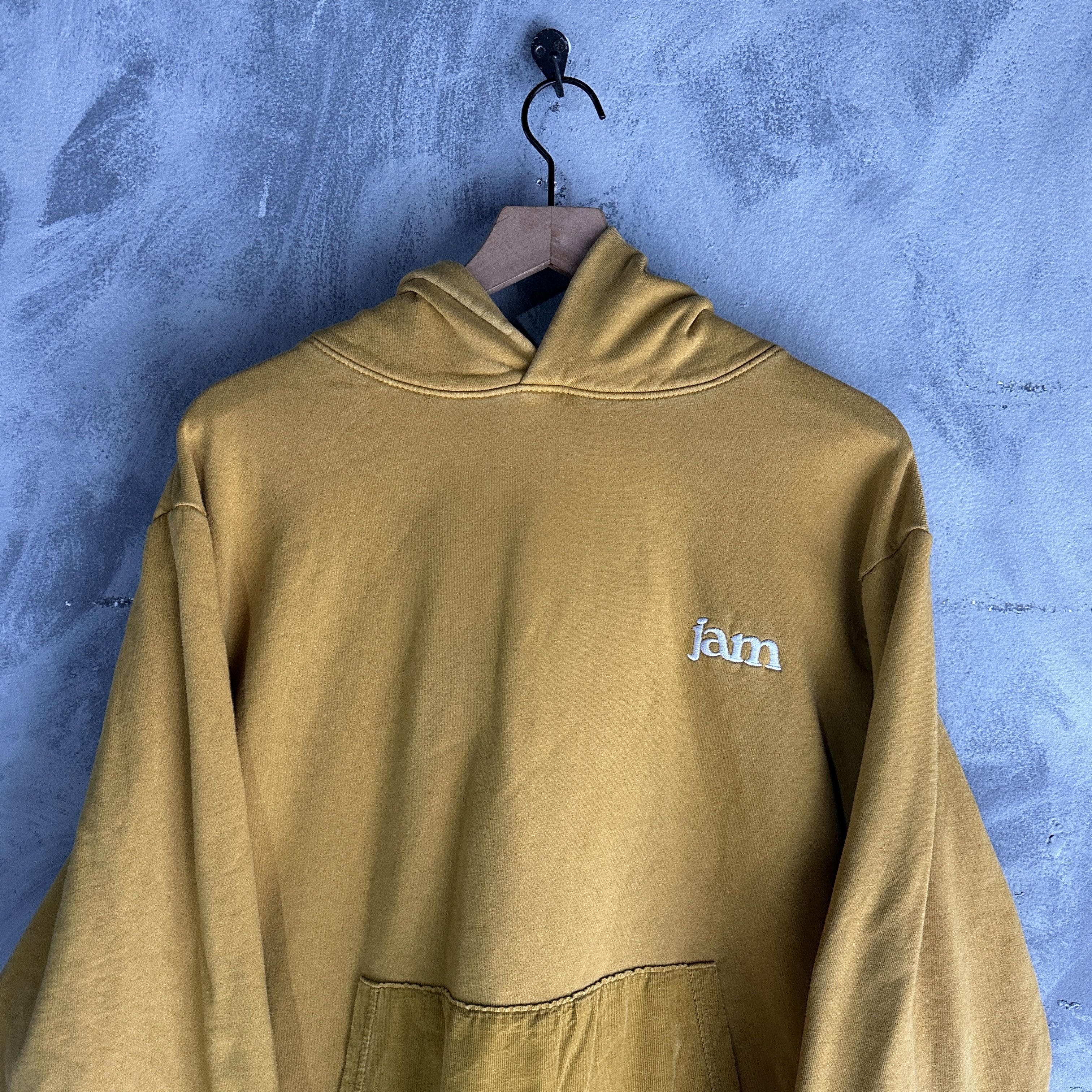 Jam Jam By Sam Jayne Perfect Hoodie Mens XL Yellow Mustard Size US XL / EU 56 / 4 - 2 Thumbnail