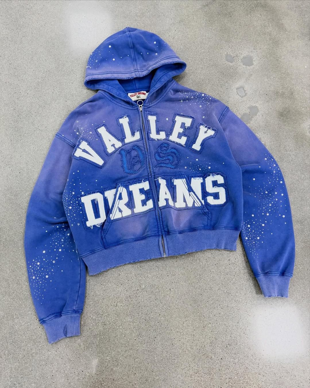 Vale Vale Forever Blue Classico Zip Up Hoodie Sapphire Dreams