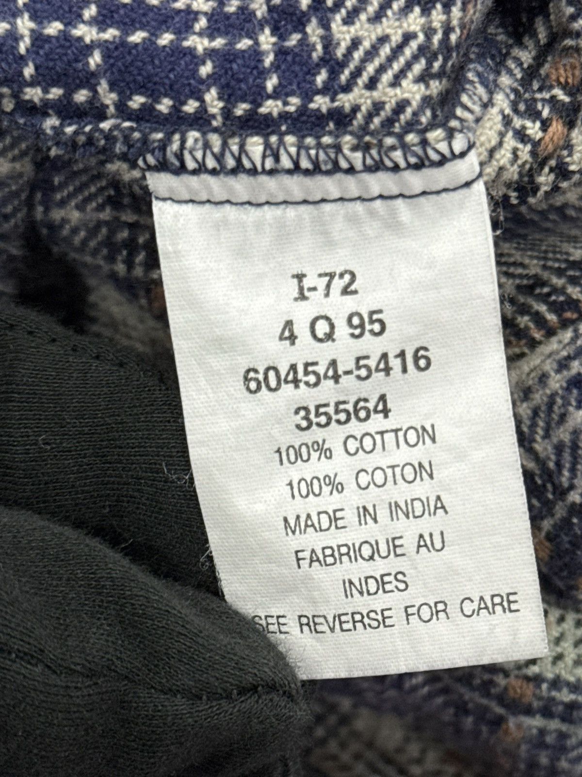 Levi's Vintage Levi’s Plaid Flannel Grunge Y2K Skate Overshirt Size US S / EU 44-46 / 1 - 12 Thumbnail