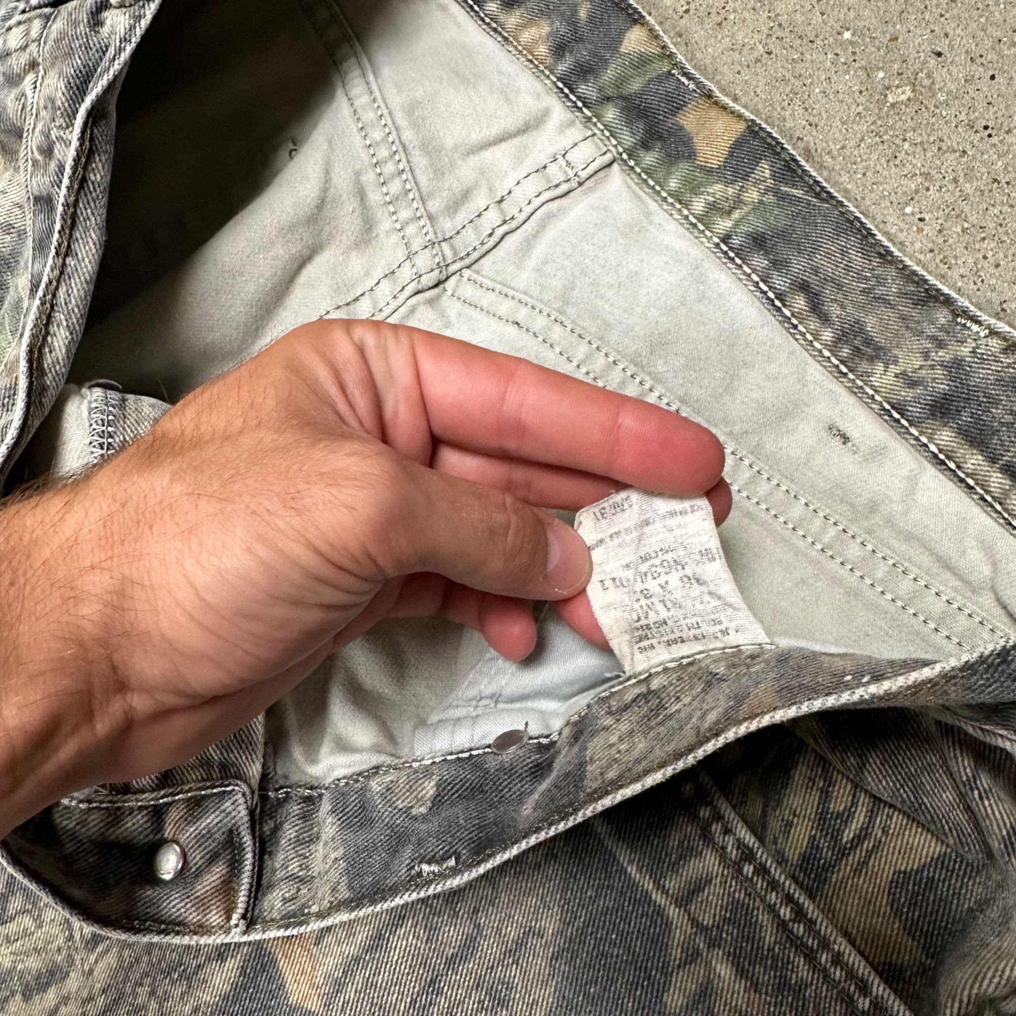 Vintage × Wrangler Vintage Wrangler Mossy Oak Break Up Camo Work Pants Size US 37 - 3 Thumbnail