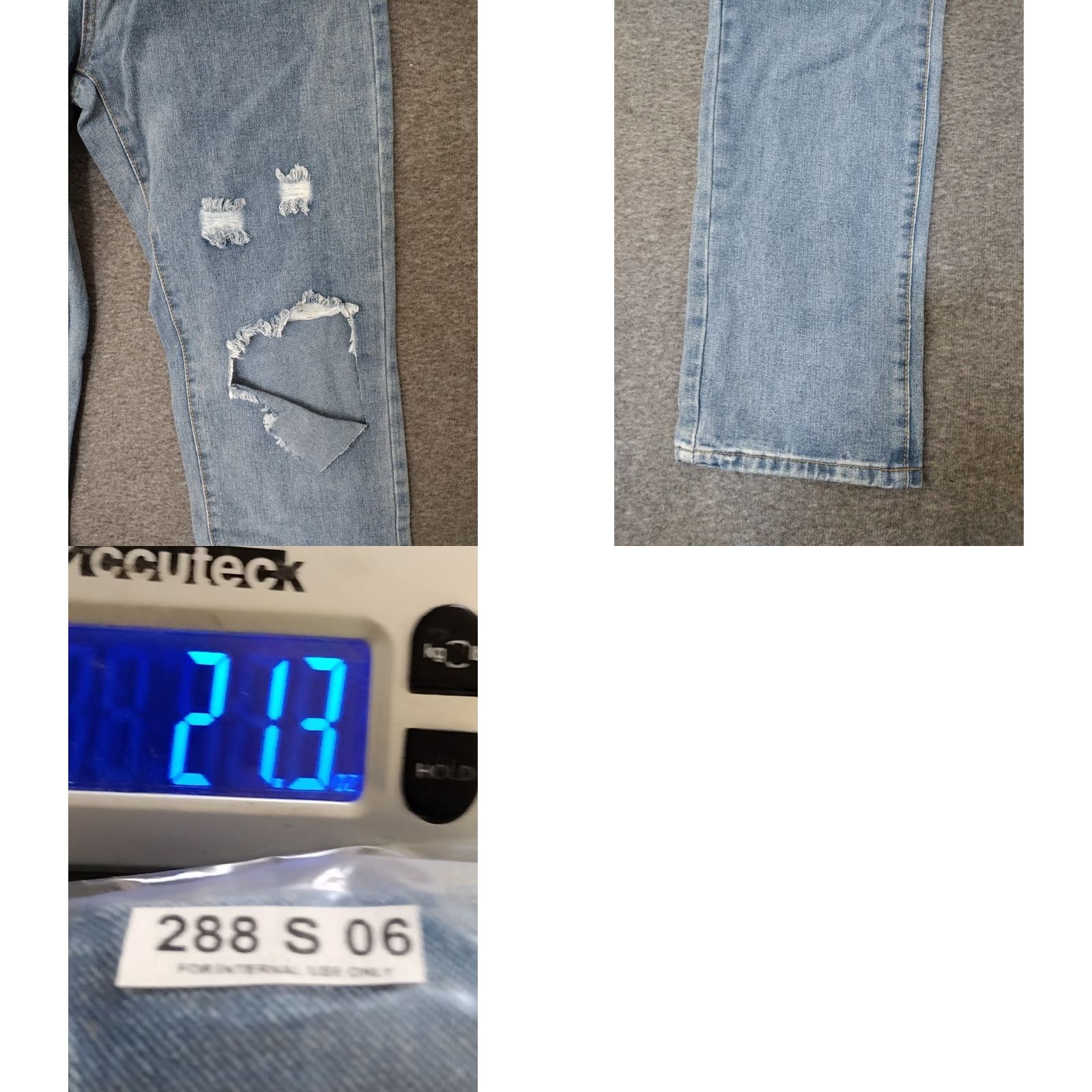 Vintage Jeans Blue Stone Wash Distressed High Rise Mom Jeans Womens L Size 30W 32IN Inseam 5-Pocket Denim Slim Size 36" / US 14 / IT 50 - 8 Thumbnail