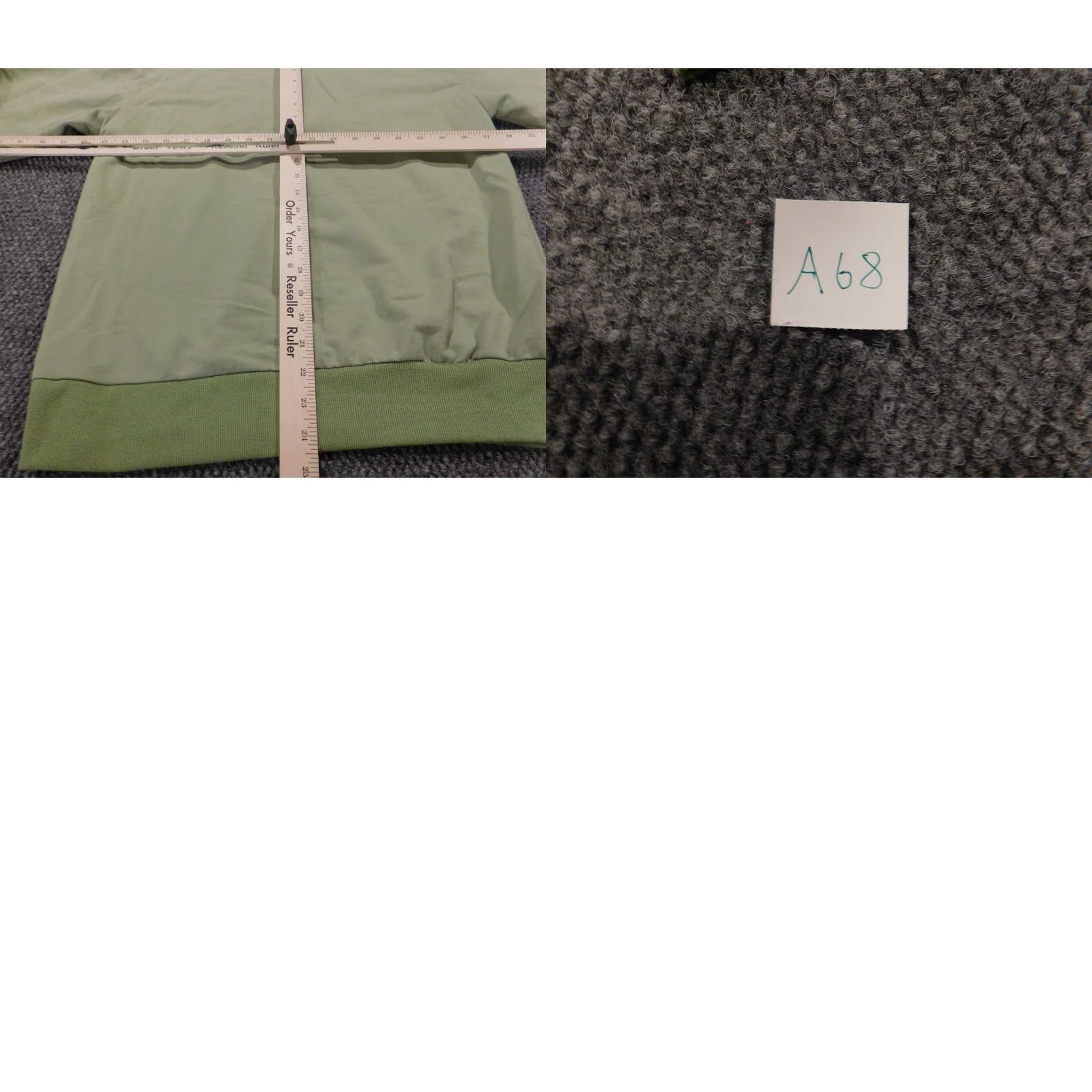 Vintage ROMWE Sweater Crew Neck Pullover Long Sleeve Medium Women Green Cotton Polyester Knit Ruffle Modern All Seasons Size M / US 6-8 / IT 42-44 - 9 Thumbnail