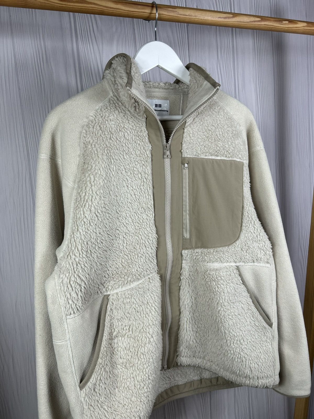 Uniqlo × White Mountaineering Uniqlo X White Mountaineering Hooded Full-Zip Fleece Jacket Size US S / EU 44-46 / 1 - 2 Thumbnail