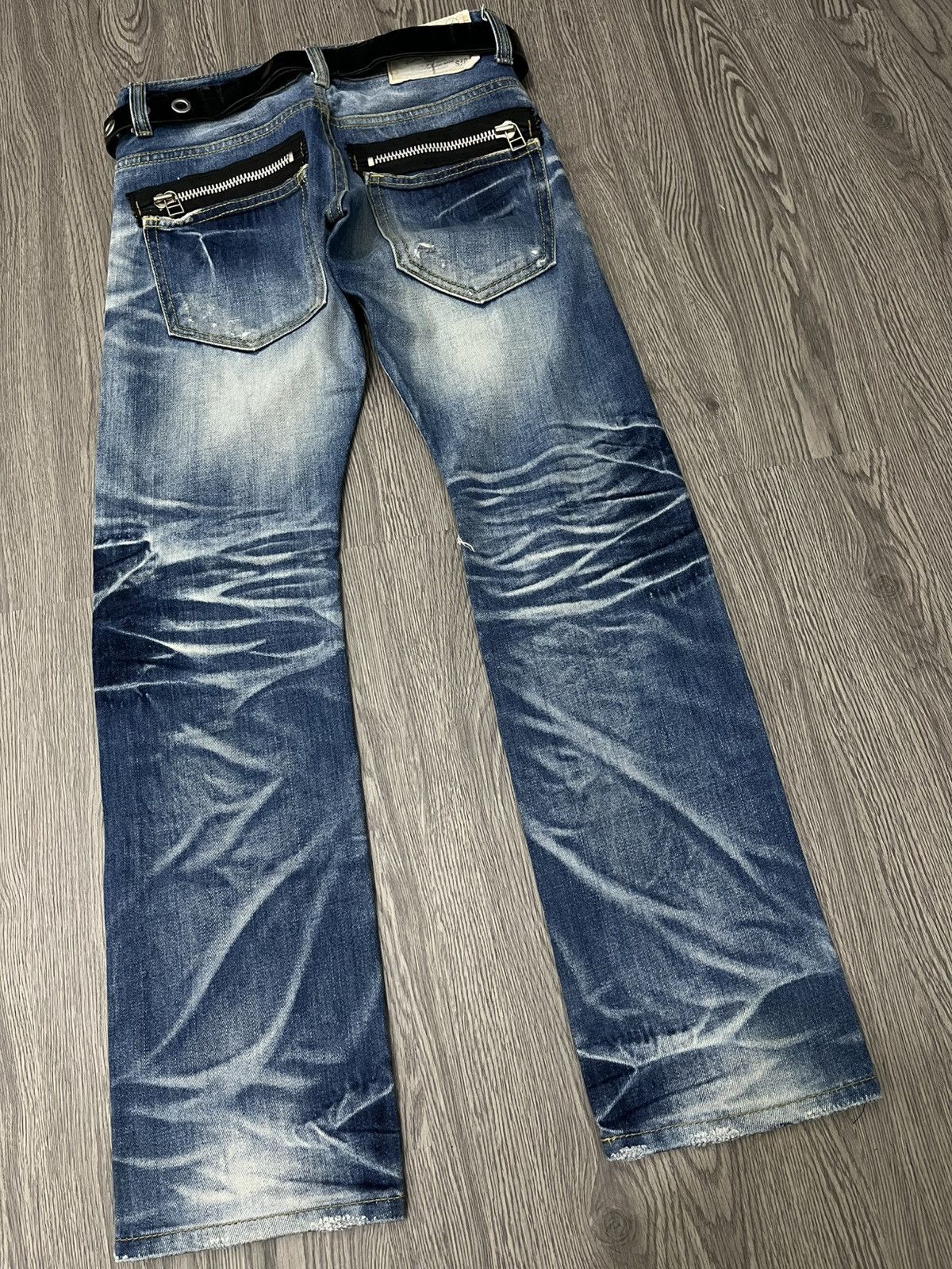 Japanese Brand 🇯🇵Lolita Distressing Jeans🇯🇵 Size US 29 - 6 Thumbnail