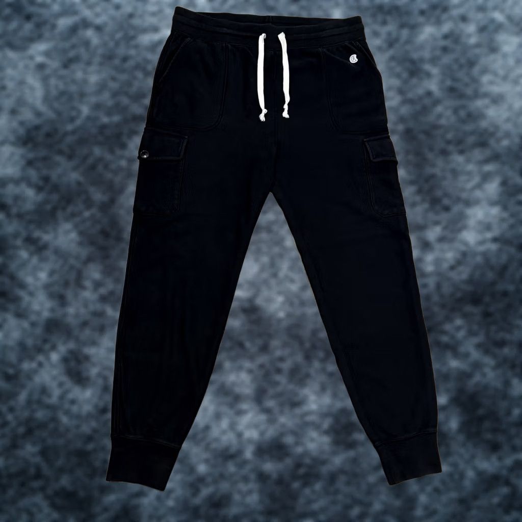 Champion Champion Sweatpants Men’s XL Black Cargo Joggers Drawstring Cotton Size US 36 / EU 52 - 1 Thumbnail