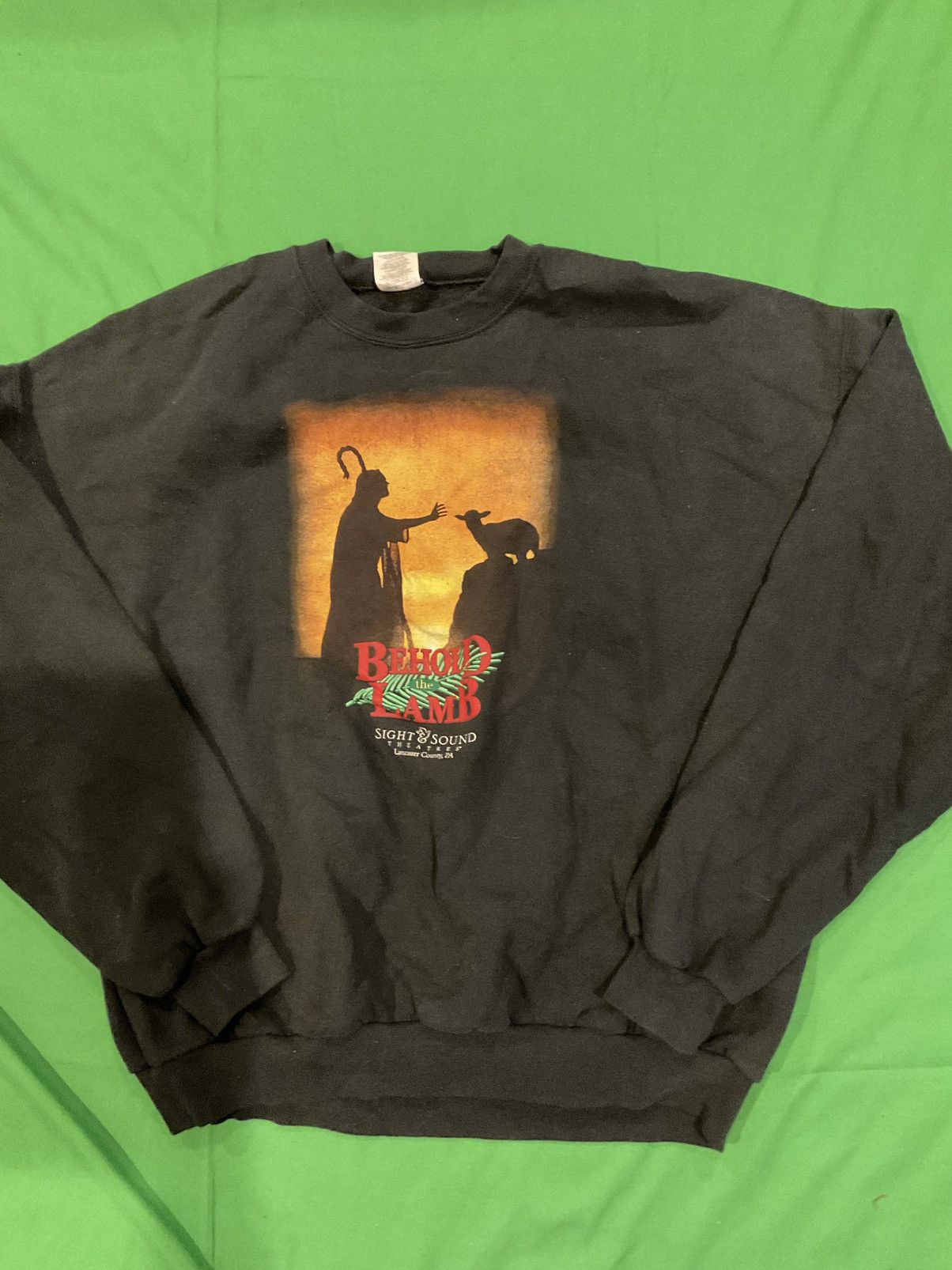 Vintage Vintage behold lamb religious Size US XL / EU 56 / 4 - 1 Thumbnail