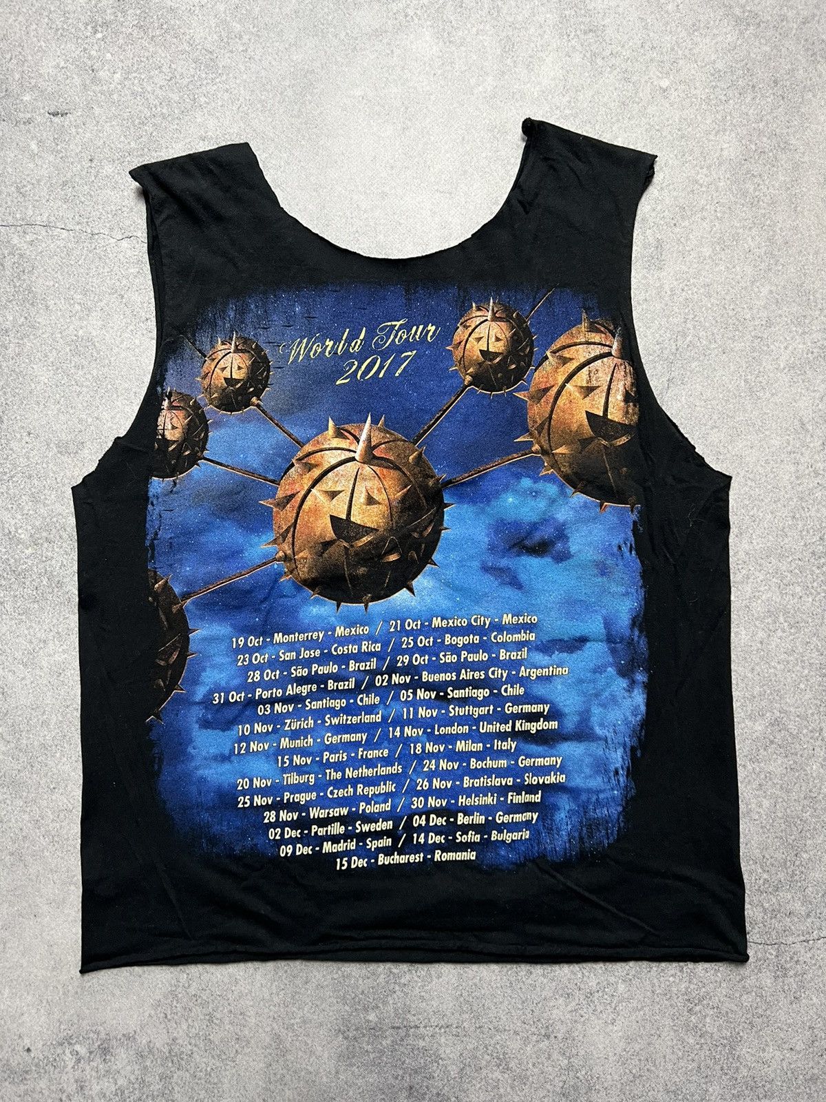 Band Tees 🎃Vintage Halloween Pumpkins United World Tour 2017 Y2K Tee Size US S / EU 44-46 / 1 - 5 Thumbnail