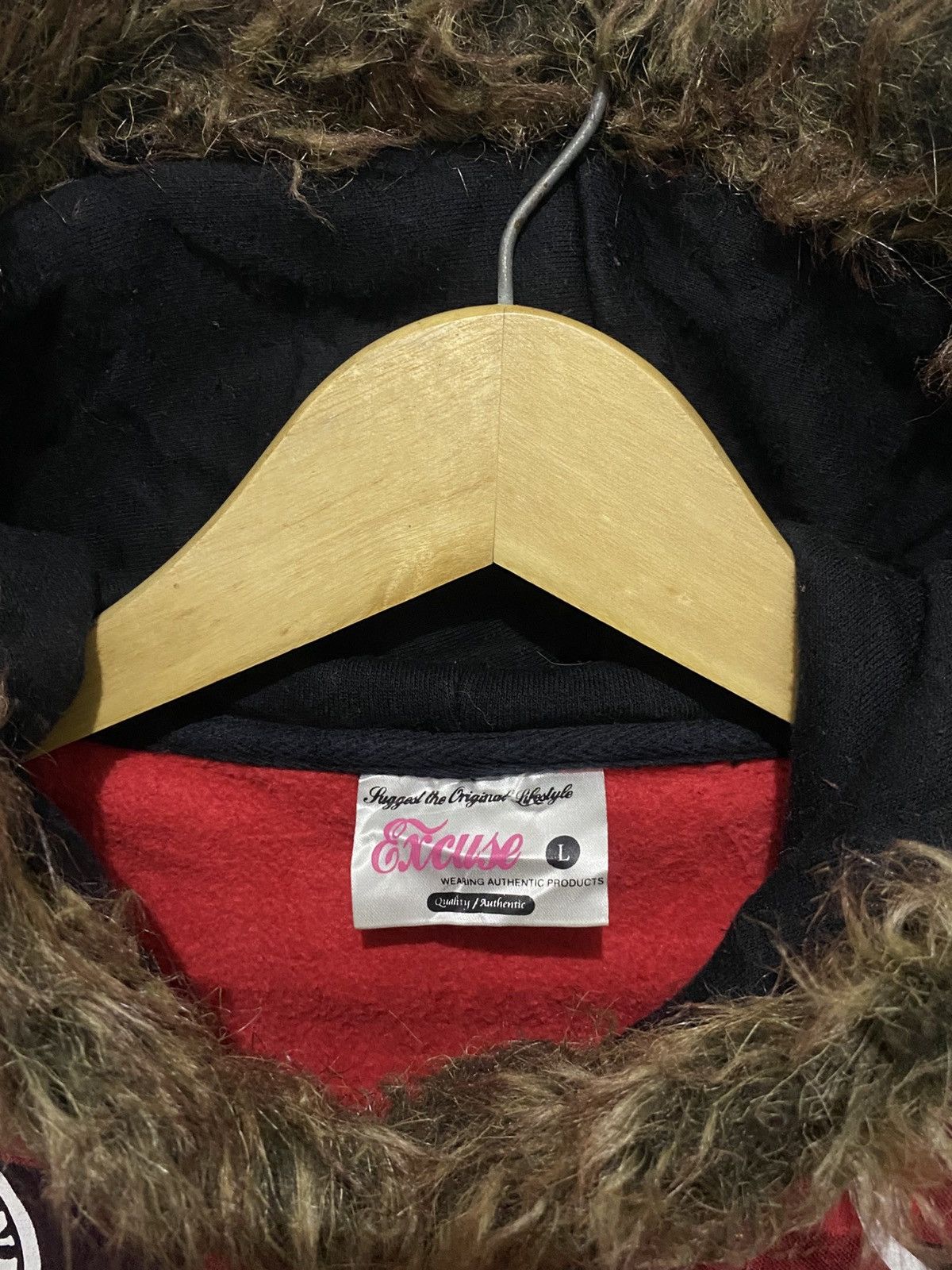 Other Excuse Fur Zip up Hoodie ifsixwasnine lgb Style Size US L / EU 52-54 / 3 - 4 Thumbnail