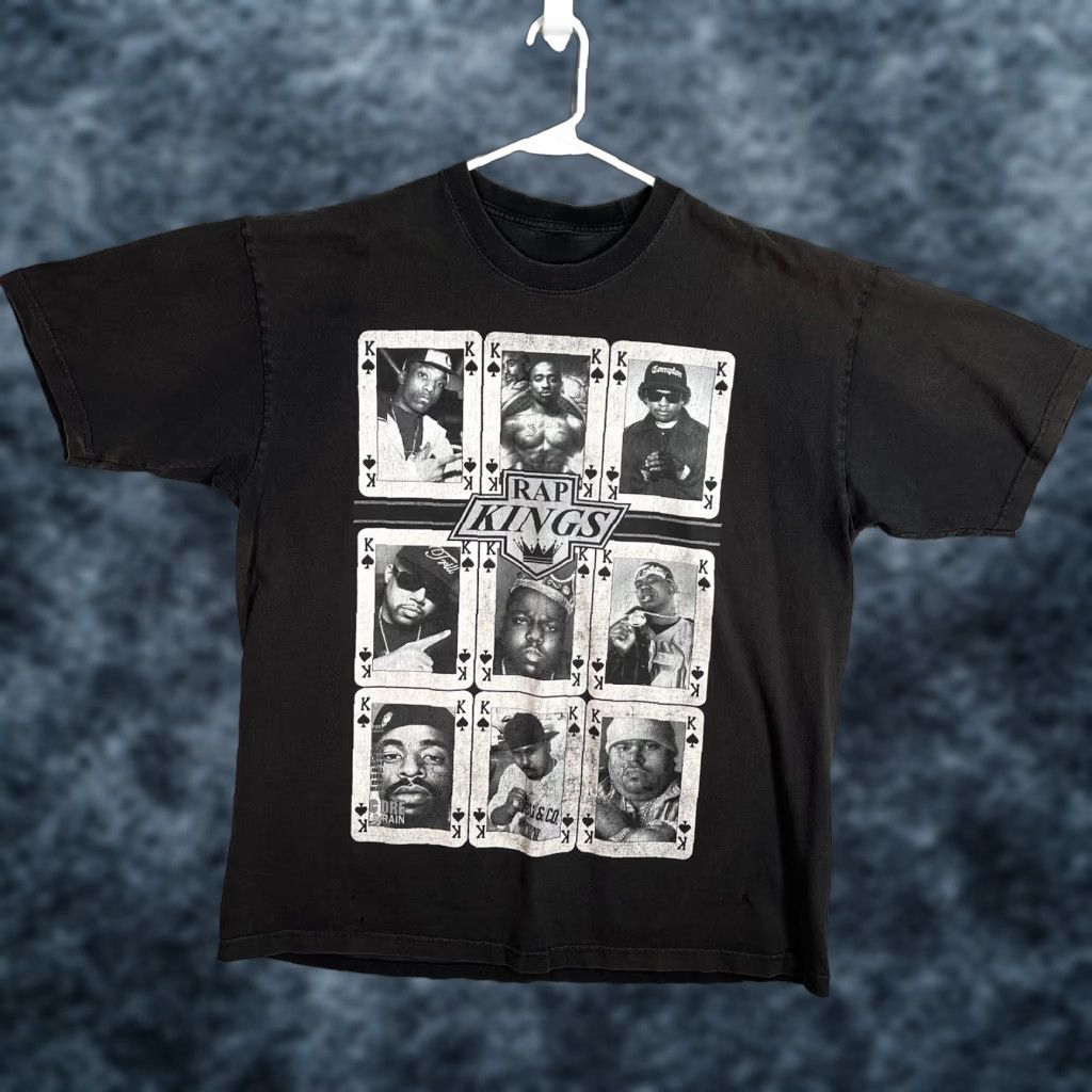 VINTAGE Rap Kings T Shirt Adult XL Black Mens