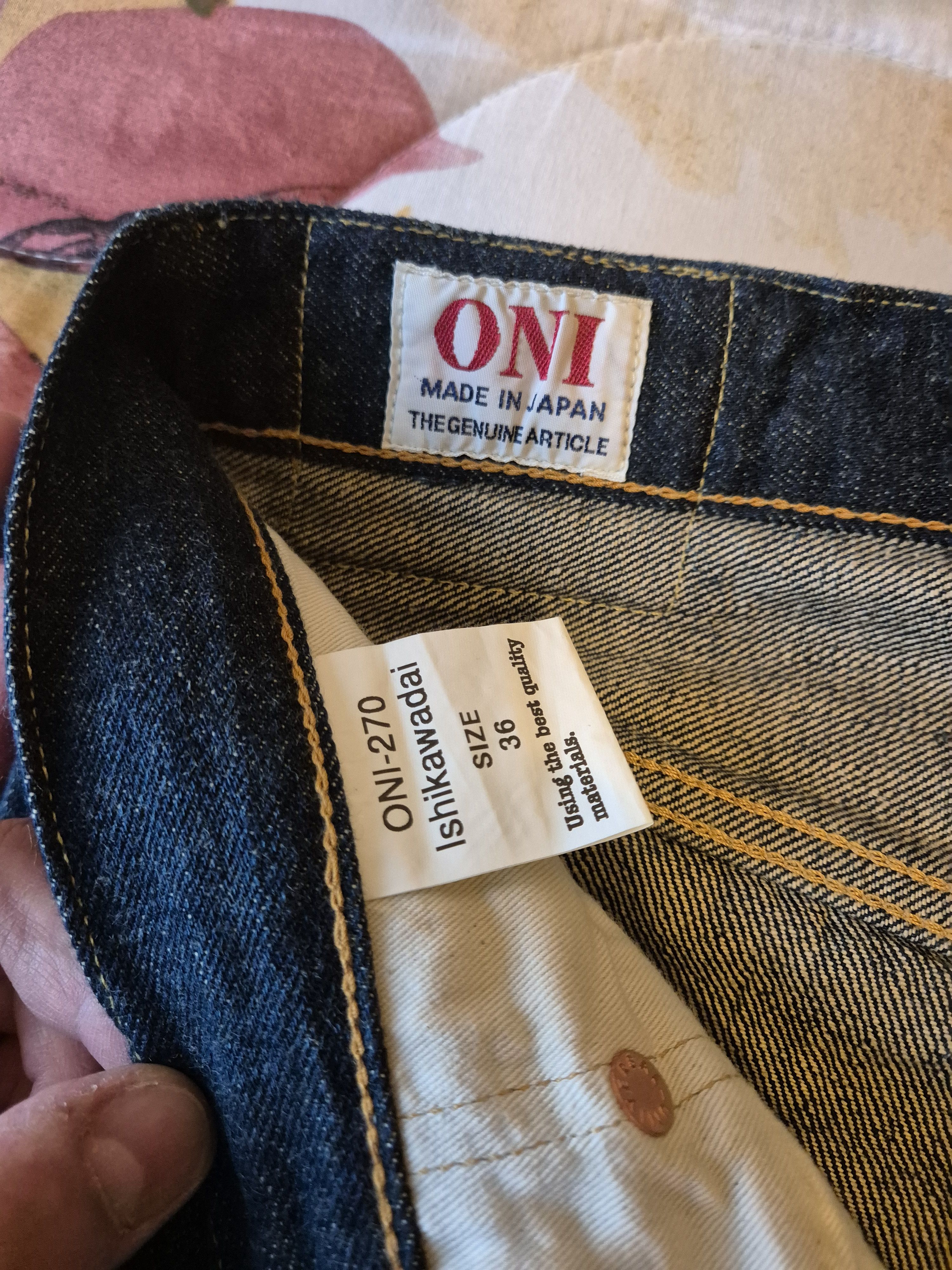Oni Oni Denim - Ishikawadai wash sz36 Size US 36 / EU 52 - 2 Thumbnail