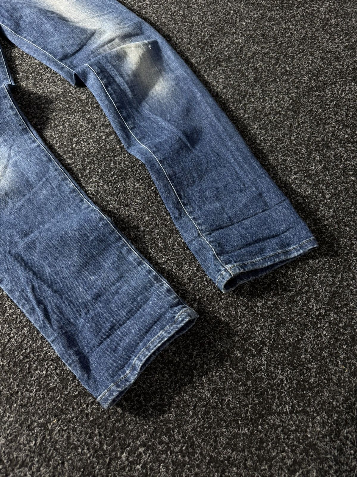 Diesel × If Six Was Nine × Vintage Vintage Diesel Industry Distressed Jeans skinny denim pants Size 29" - 4 Thumbnail