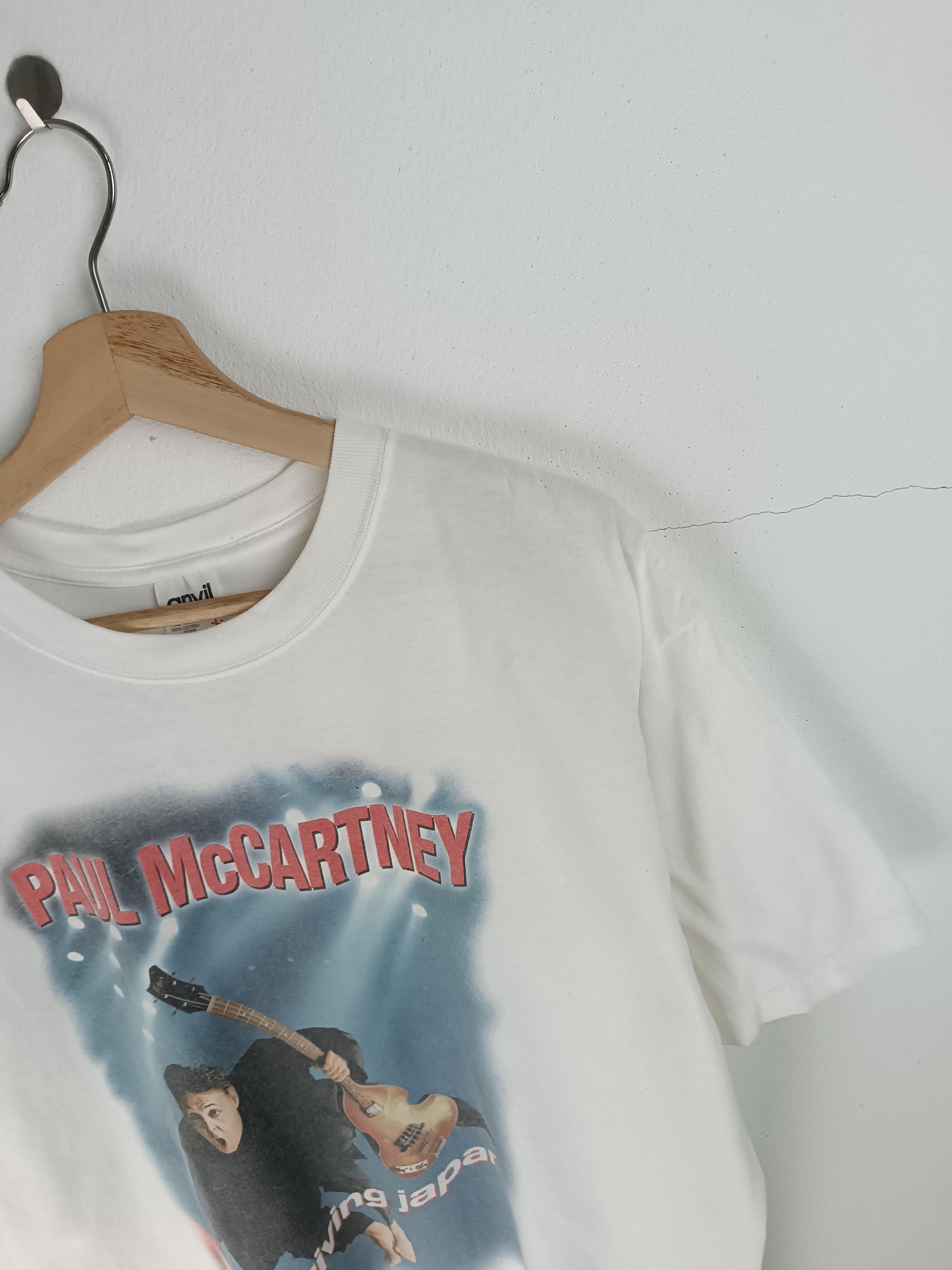 Band Tees VINTAGE 2000s PAUL MCCARTNEY JAPAN TOUR BEATLES ROCK RARE TS Size US L / EU 52-54 / 3 - 7 Thumbnail