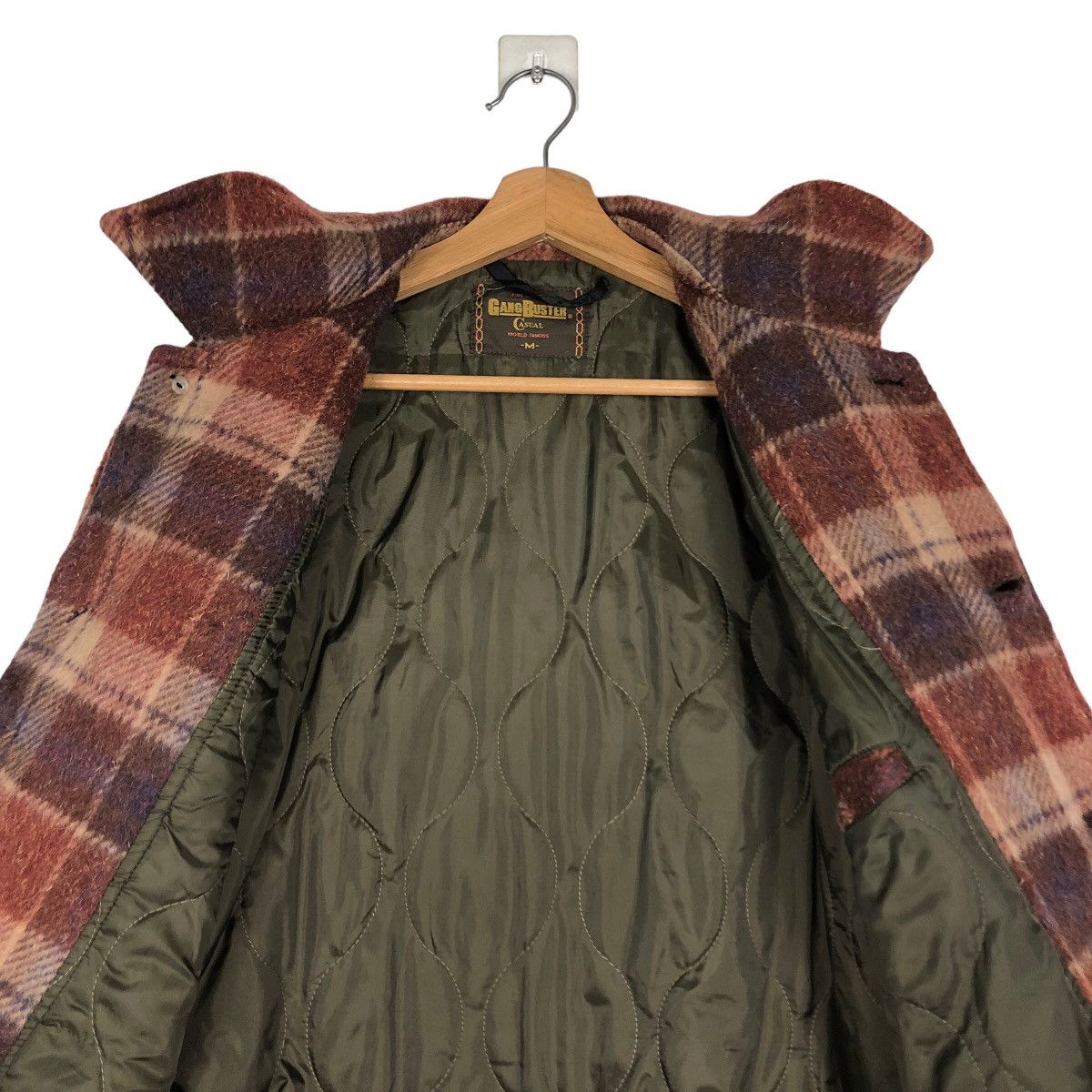 Issey Miyake 🔥Vtg Wool Shirt Jacket GangBuster Tartan Checked Design Size US M / EU 48-50 / 2 - 14 Thumbnail