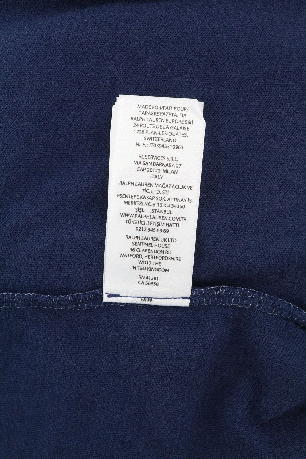 Polo Ralph Lauren XL Blue Linen Blend Short Sleeve Pocket T-Shirt 84541 Size US XL / EU 56 / 4 - 10 Thumbnail