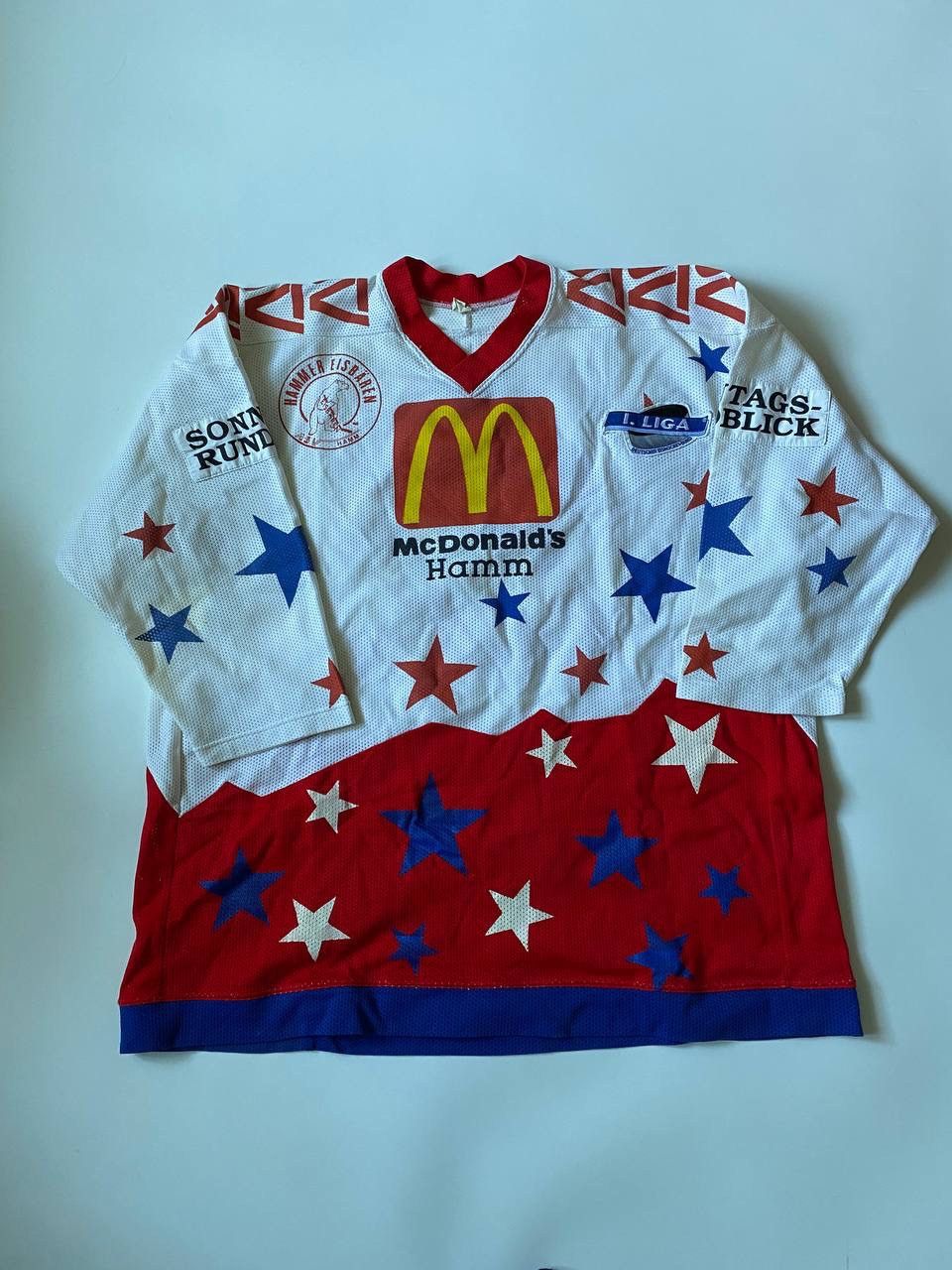 NHL Vintage hockey jersey Eishockey trikot Hammer Eisbären Scott Size US XL / EU 56 / 4 - 1 Thumbnail
