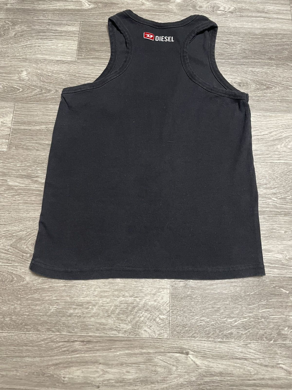 Diesel Vintage Diesel Black Sleeveless Tank Top Y2K Size US M / EU 48-50 / 2 - 9 Thumbnail