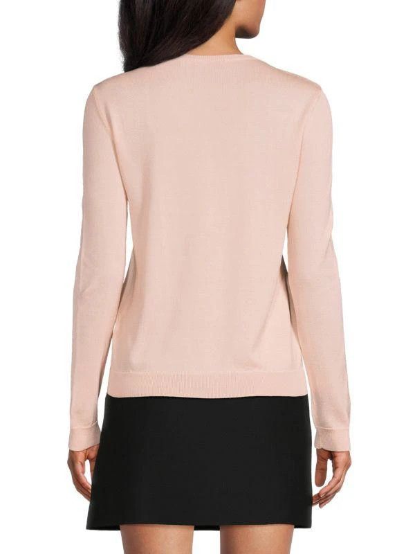 Valentino o1y0326 Crewneck Sweater in Pink Size M / US 6-8 / IT 42-44 - 2 Thumbnail